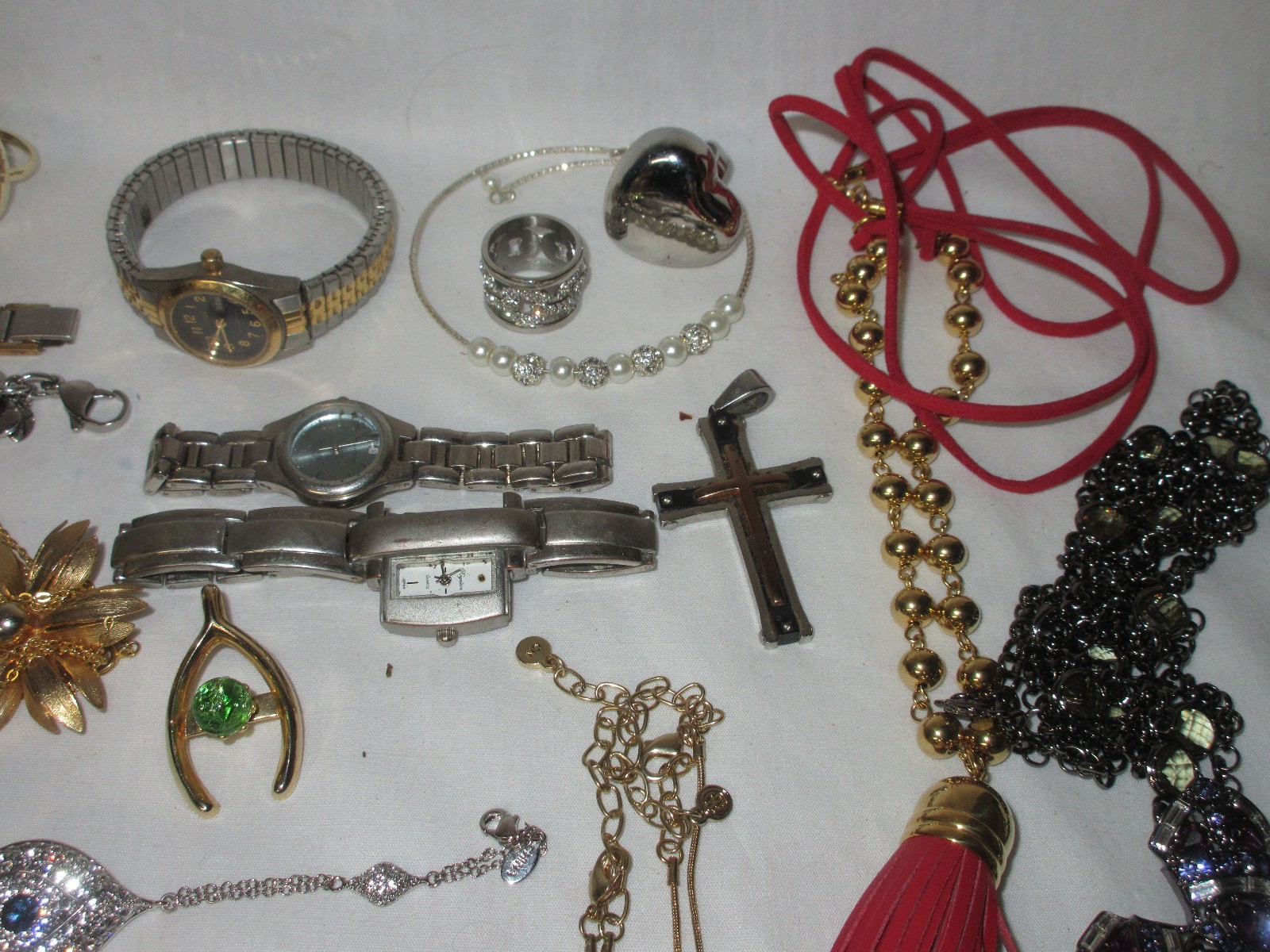 47 Pc. FASHION JEWELRY Bracelets, watches, necklaces, etc.