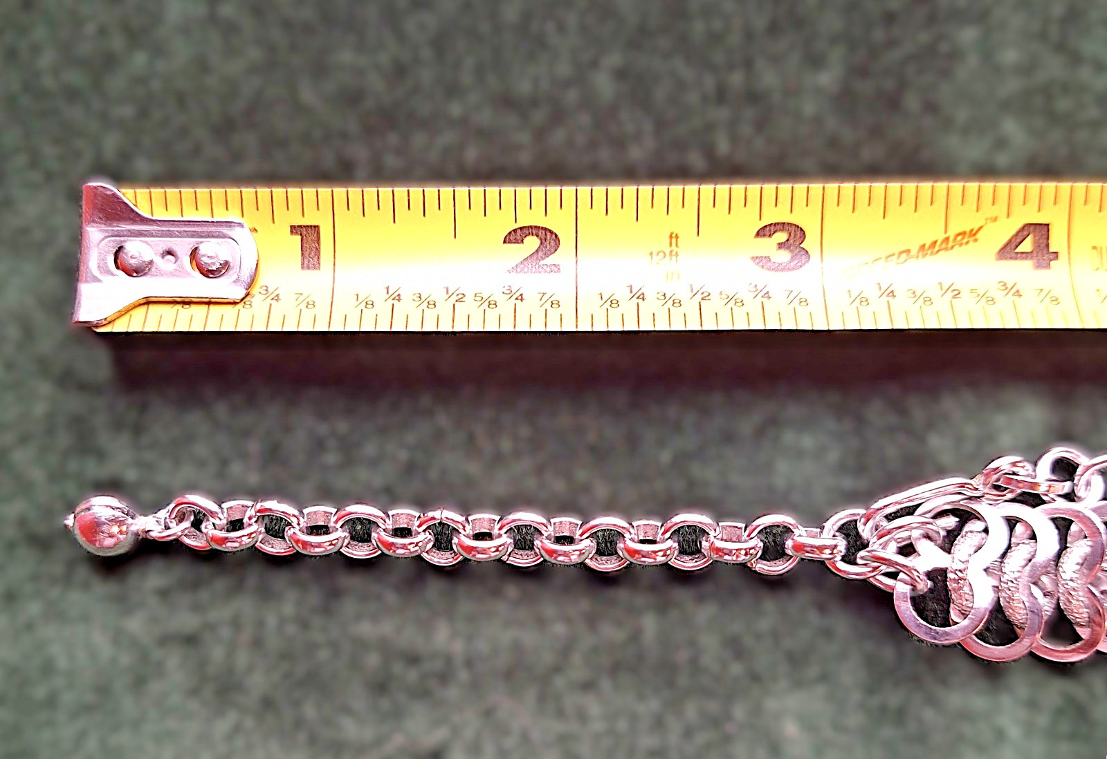 Vintage West Germany Necklace & Bracelet Set Lightweight Silver Eloxal Aluminum