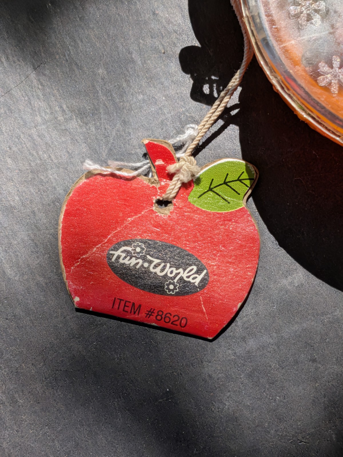 Vintage Fun World Hang Ups ORANGE JUICE Locket Boy Pendant Necklace