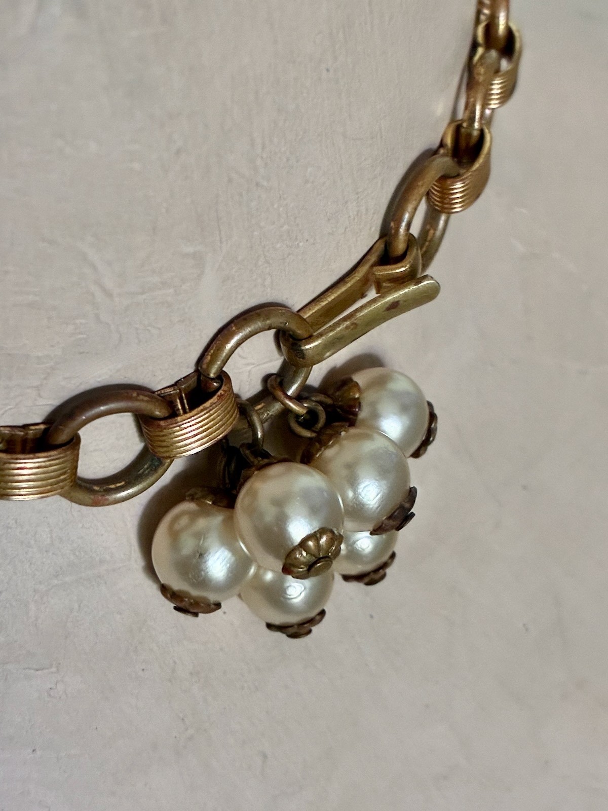 EARLY 1940s MIRIAM HASKELL PEARL NECKLACE Unsigned