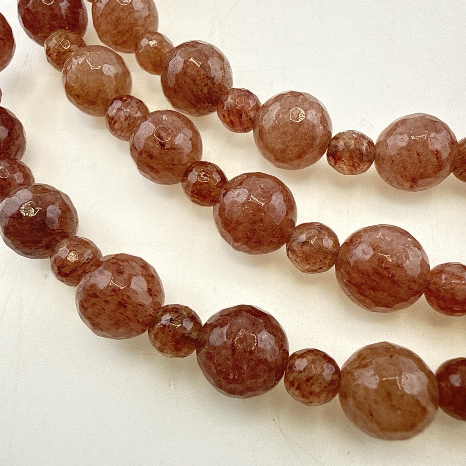 Jay King Necklace Strawberry Quartz Bracelet Set Lot Beaded Sterling Silver 925