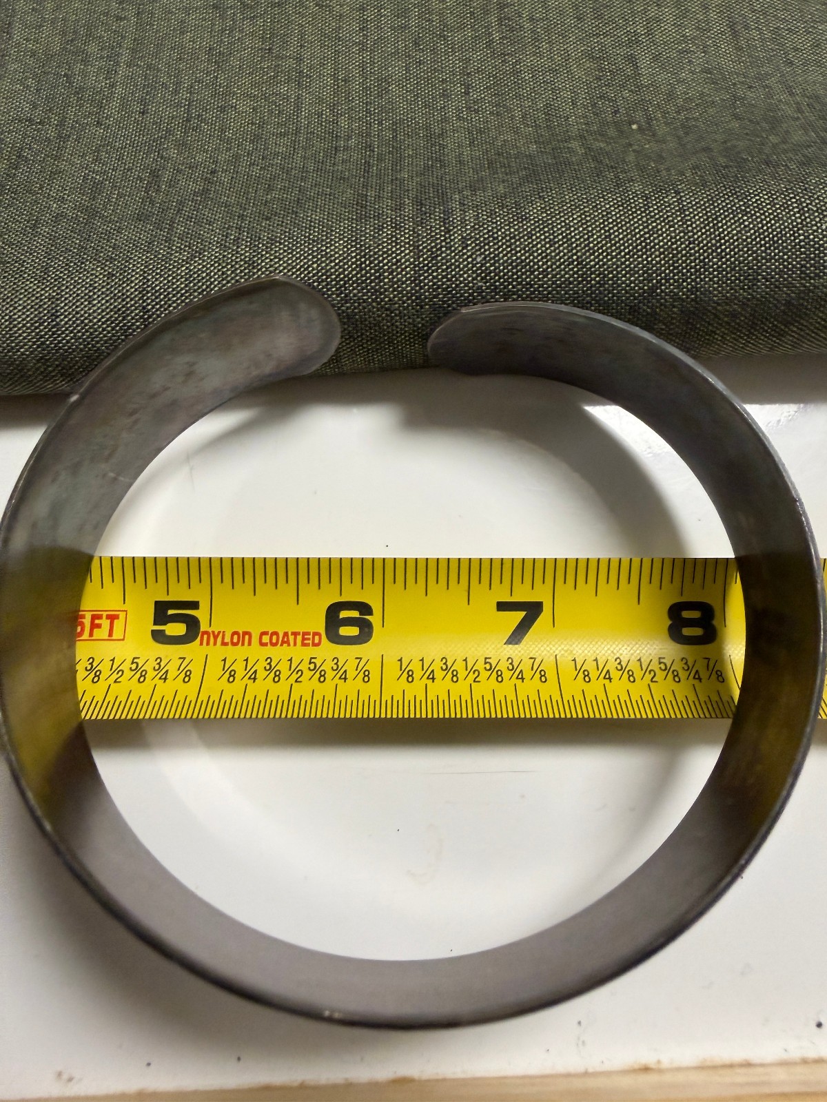 VINTAGE INDIAN COPPER UPPER ARM BICEP CUFF CHOKER ADJUSTABLE APPROX. 12″
