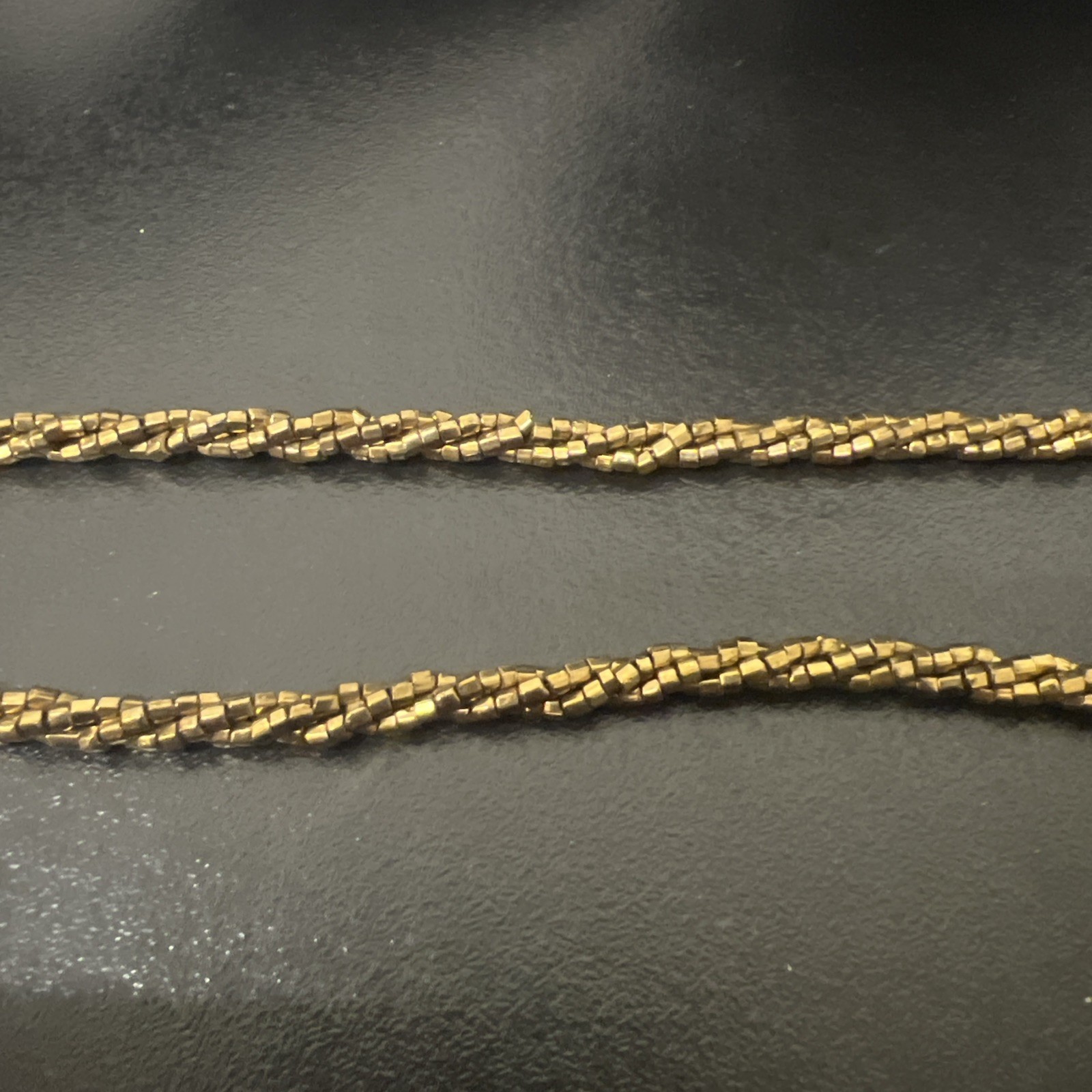 1970s Inspired Copper/Gold Tone Beaded Necklace Rare Design & Make 44” Long