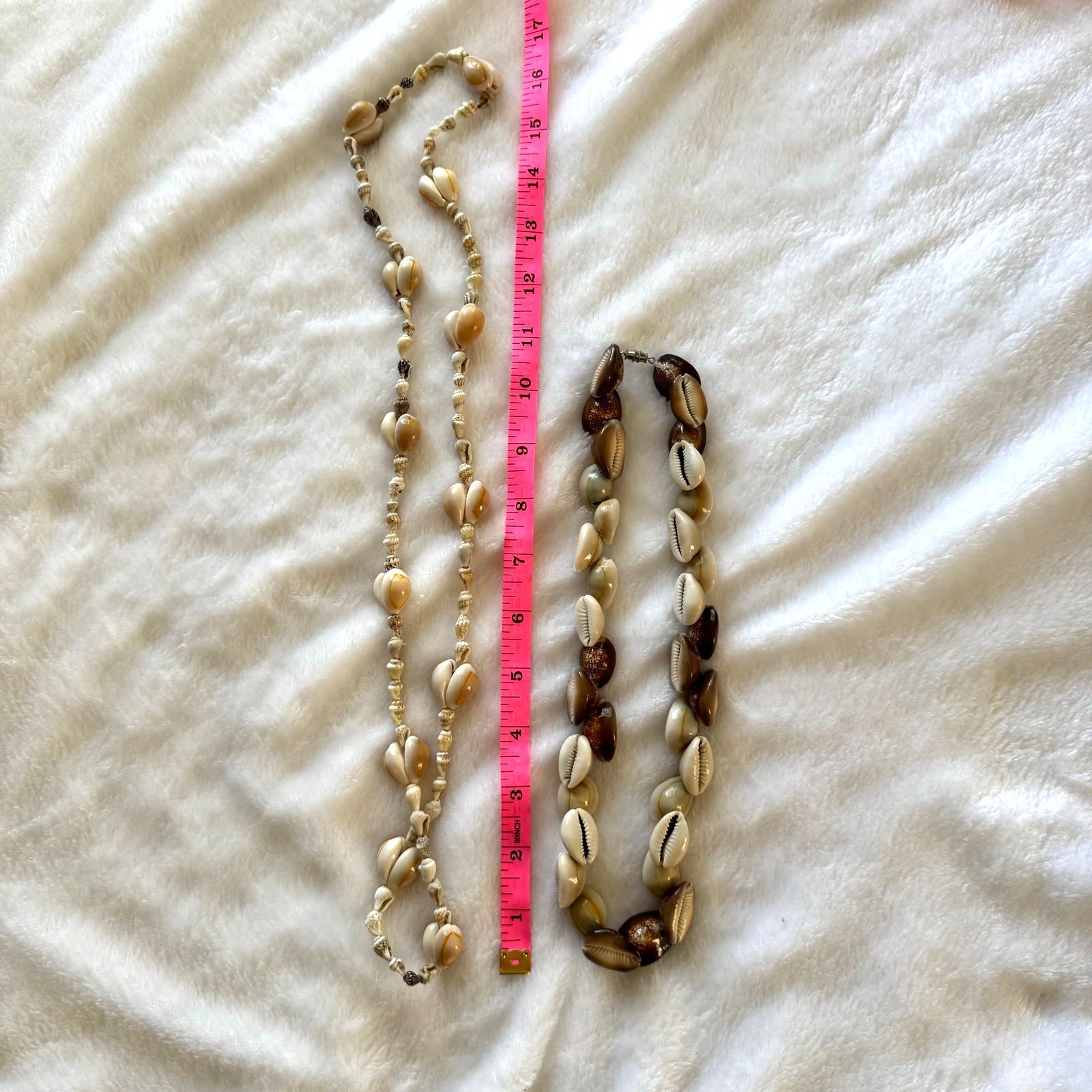 Shell Necklaces Choker and Strand Vintage Puerto Vallarta Mexico