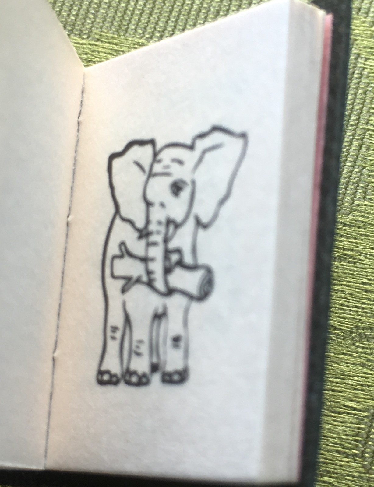 FRENCH RARE 1970s ANIMAL RIGHTS PIN BROOCH~SMALL BOOK SHAPE~UNIQUE VINTAGE GIFT