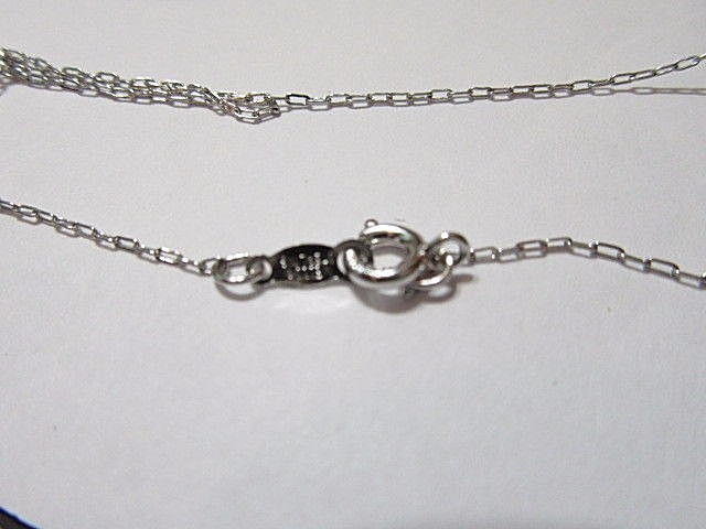 Crystal Blue Heart Vintage Pendant Sterling Silver Wells