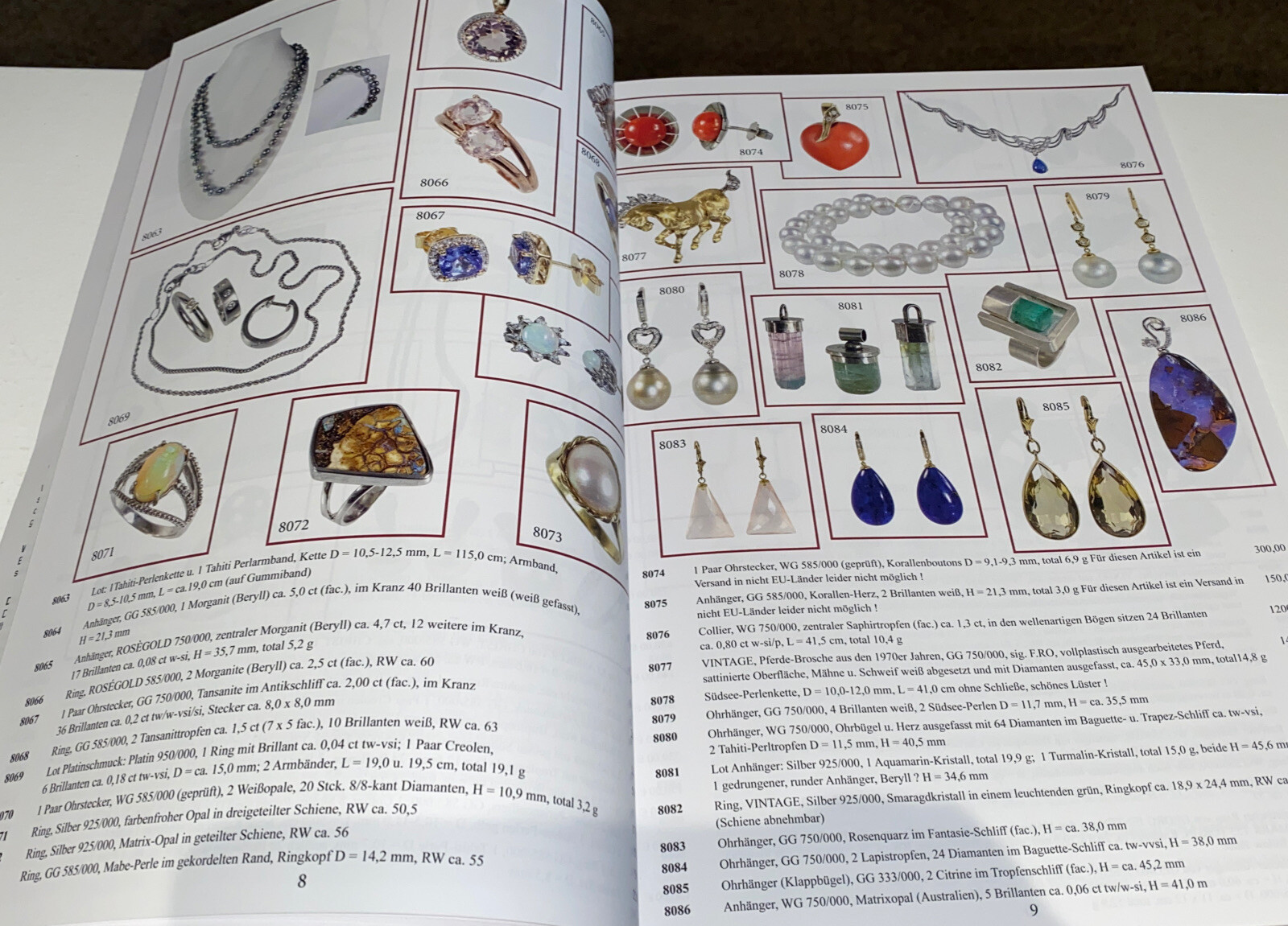 Ladenburger Lopodunum Jewelry Winter Nov 2023 auction catalog