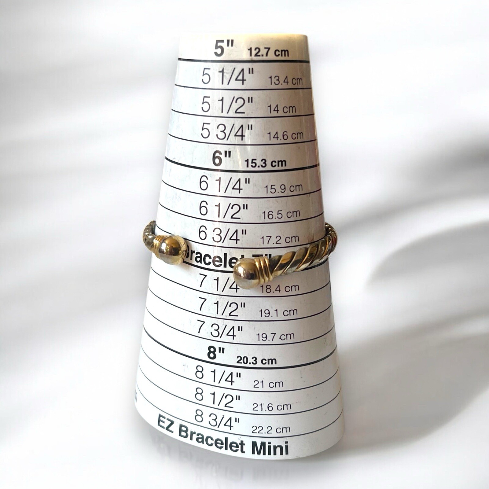 Mixed Metal Cuff Bracelet 7” Silver Gold Tone Flat Link Vintage 1980s Jewelry