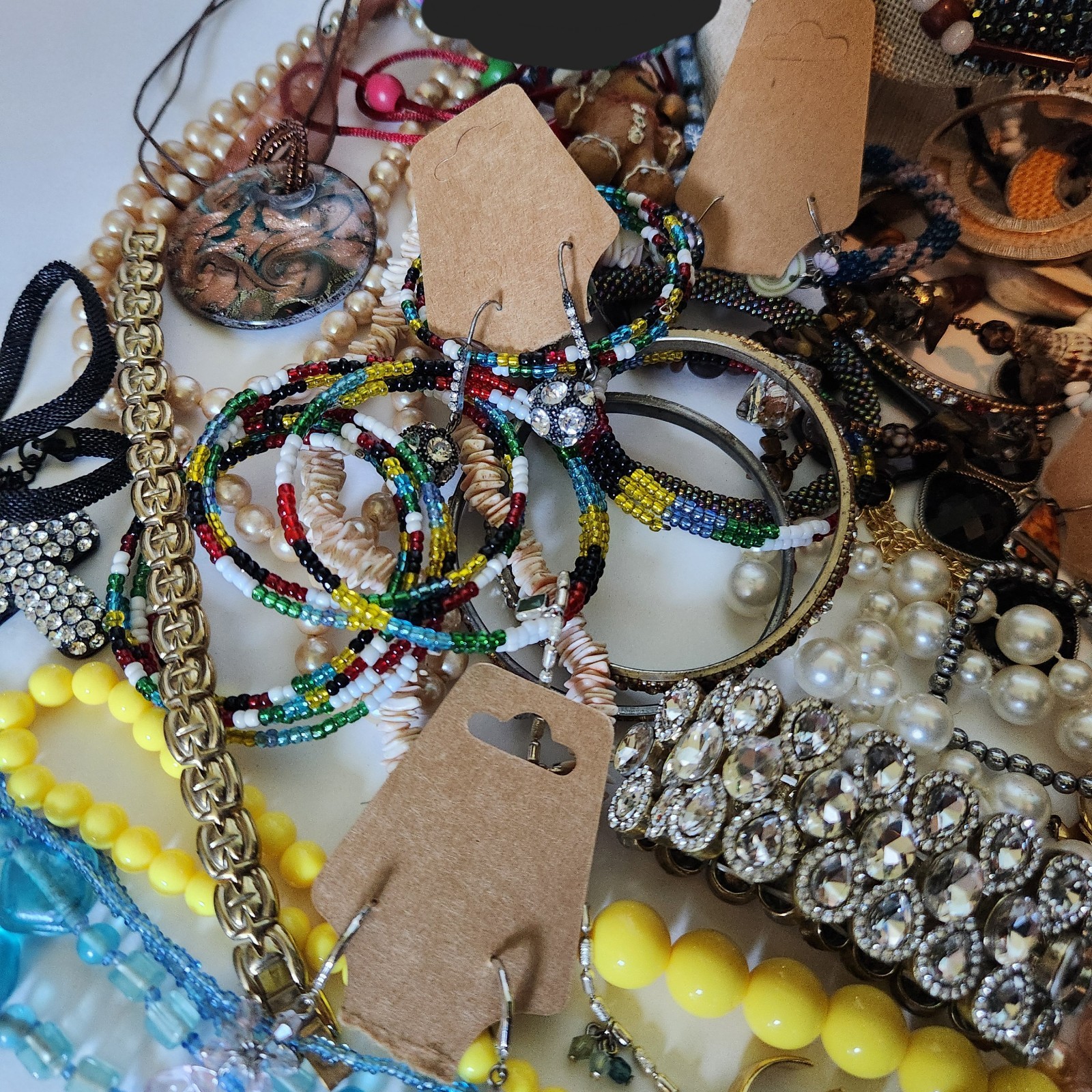 Vintage Estate All Wear Or Resale Huge Costume Jewelry Lot 82 Pcs 4lbs 9Oz