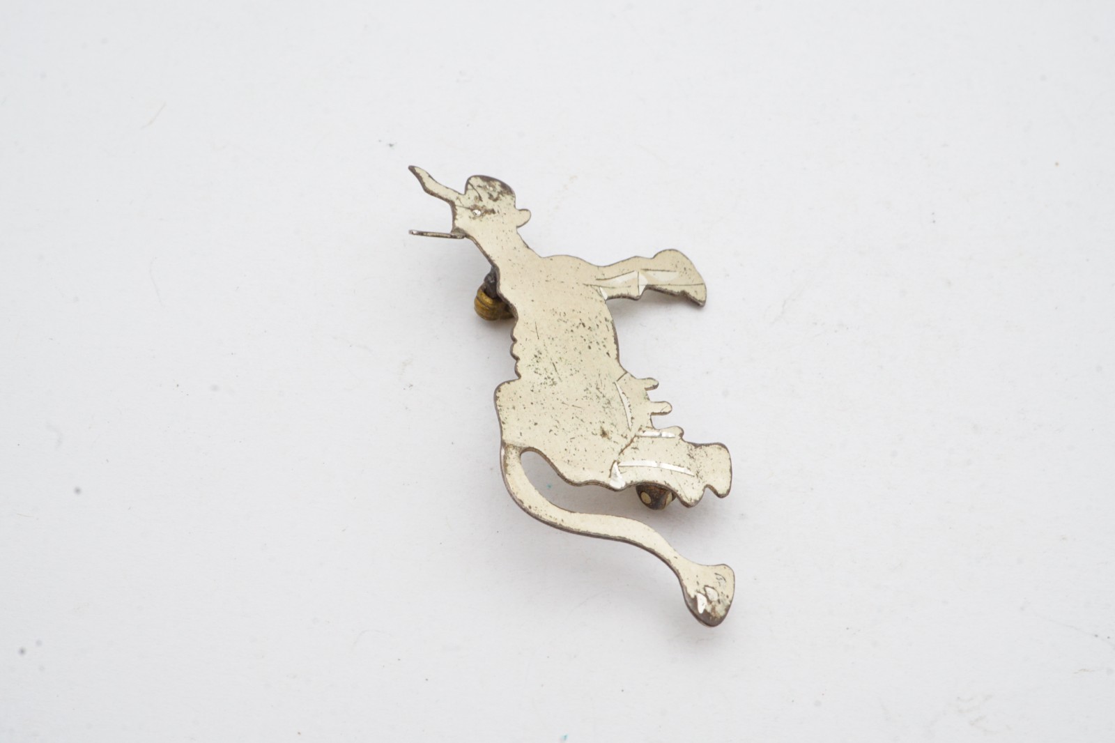Vintage Sterling Silver 925 Cow Brooch Pin