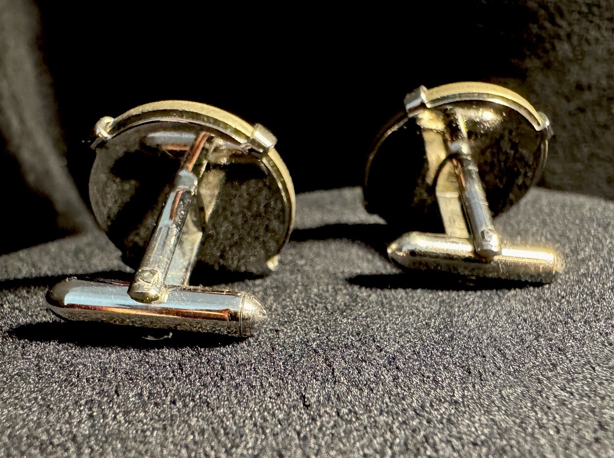 Vintage 1937 Buffalo Indian Head Nickel Cufflinks Collectable