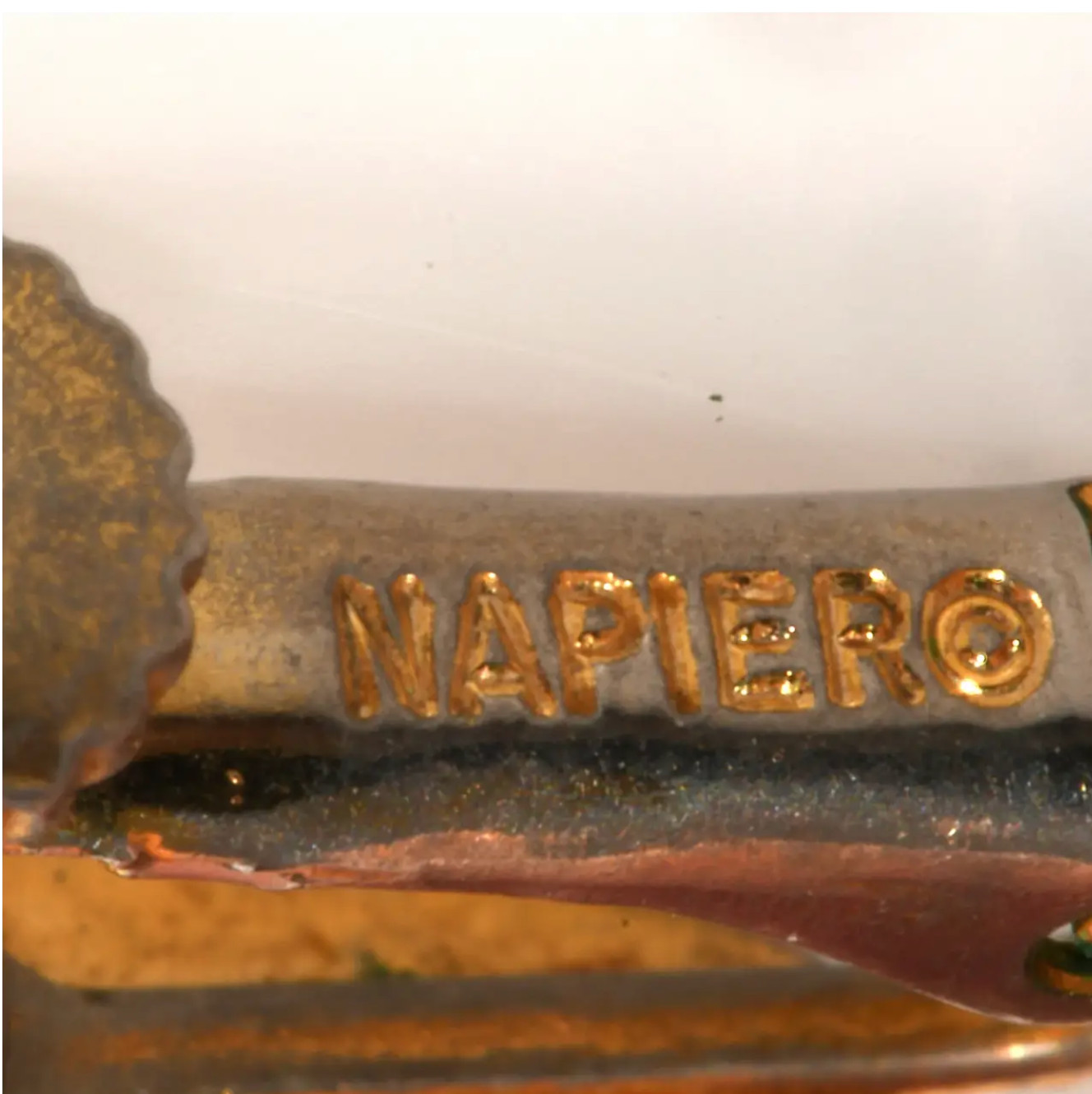 VTG Napier Drop Earrings 1960s Adjustable Tension Mid-century Gold Plated