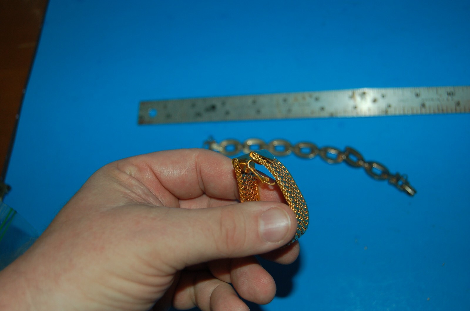 COSTUME JEWELRY 1980’s Clip-on Earrings + Bracelet