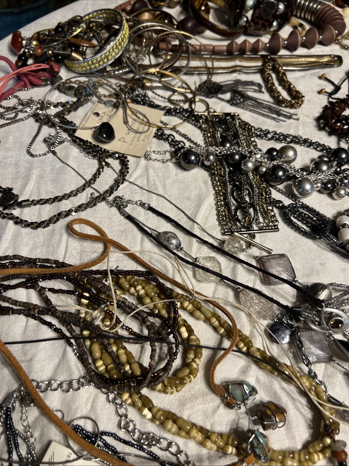 180pc VTG To Now Boho Artisan Eclectic Jewelry Lot Festival Maximalist Global