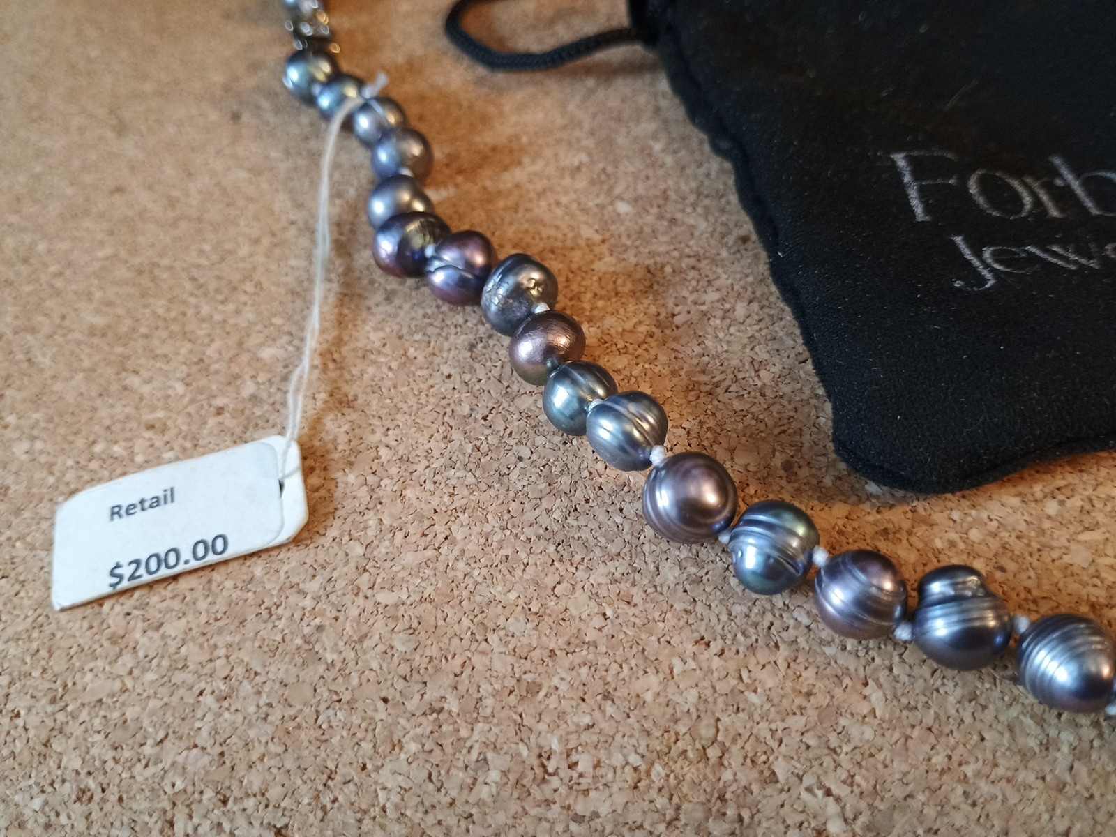 Antique Hand Knotted Genuine Pearls 8-9 MM- 24″ From Forbes Jewelers