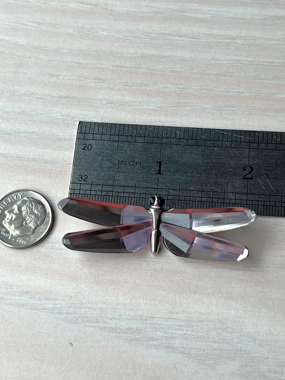 Vintage Swarovski Sterling Bug Brooch * excel cond * signed