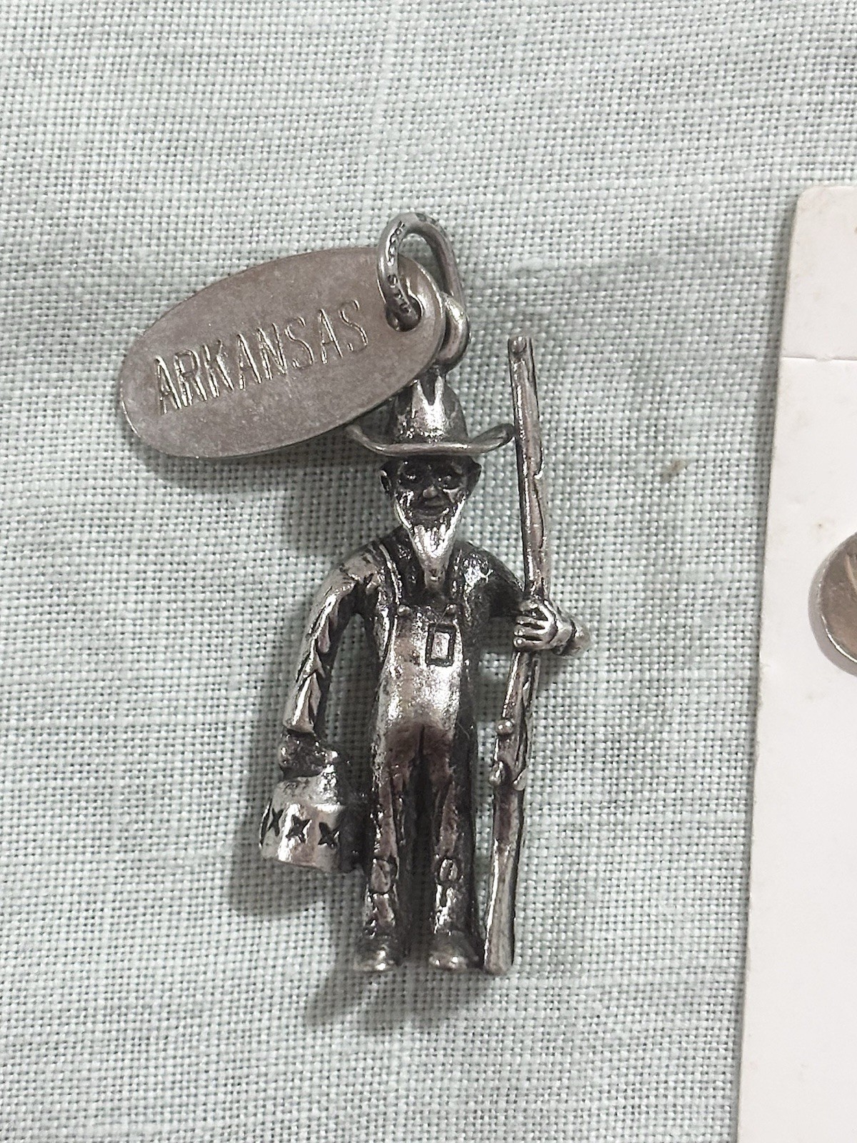 Sterling Silver Arkansas Charm Lot (4) Curated Rare Set NOS Vintage Collection