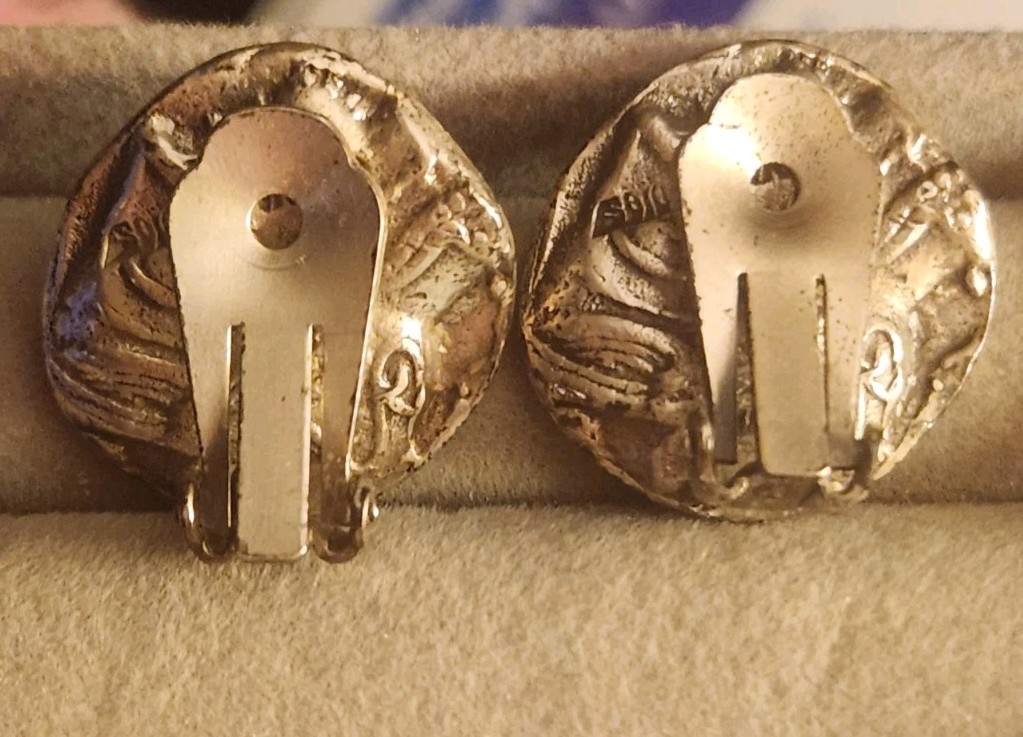 ALVA Studio Greek Coin Owl Earrings
