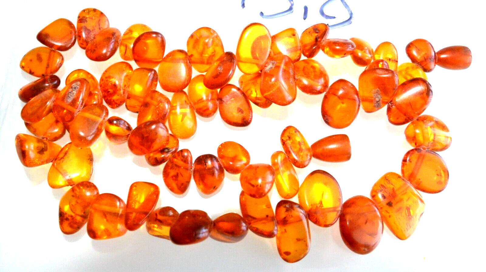 ✅56cm = 44gr RUSSIAN SOVIET BALTIC AMBER BEAD NECKLACE 琥珀 BRACELET STONE PENDANT