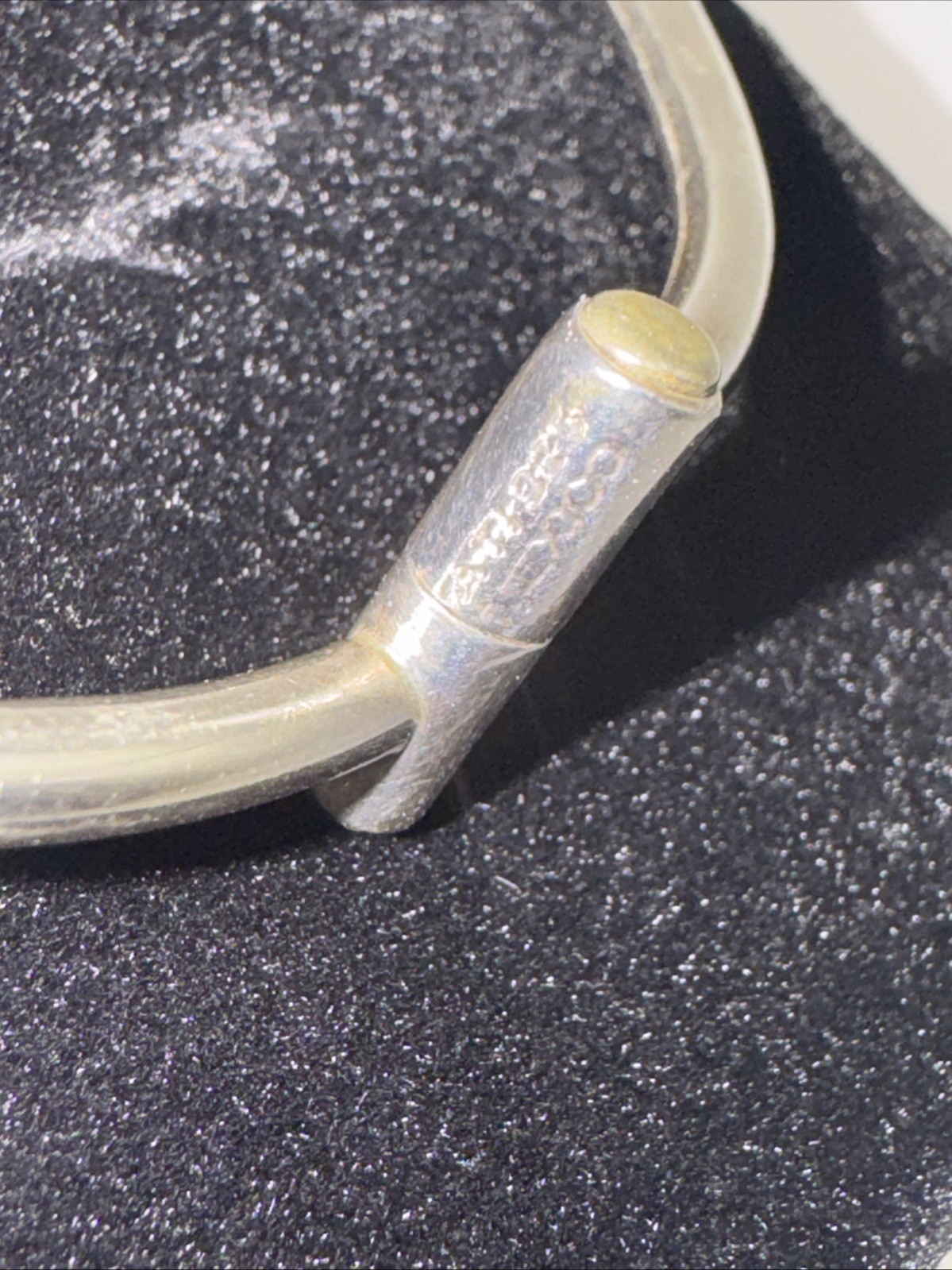 Vintage ATI Mexican Silver 925 Orb Ball Hinge Adjustable Cuff Bangle Bracelet