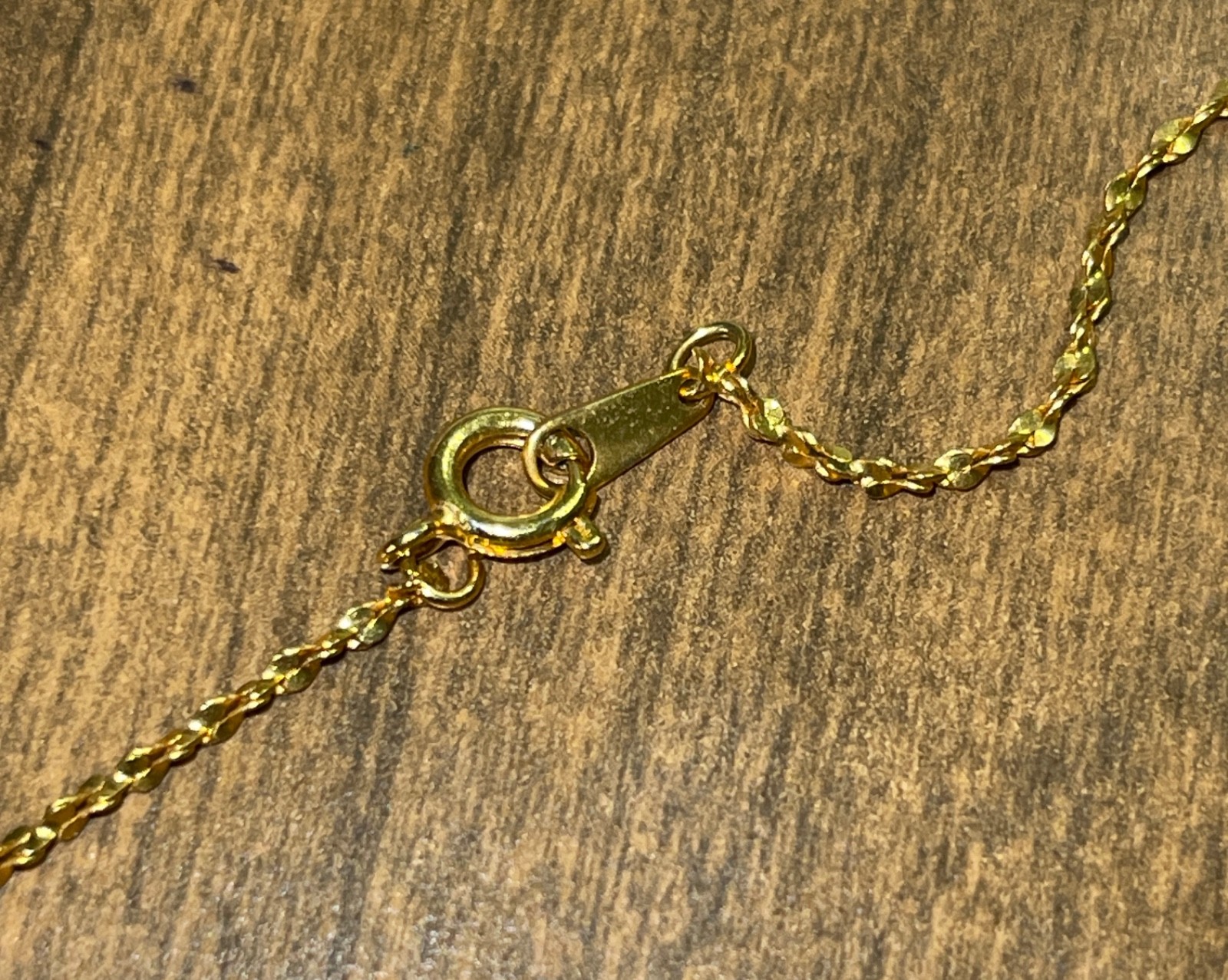 Vintage Gold Plated Leaf 17″ Necklace