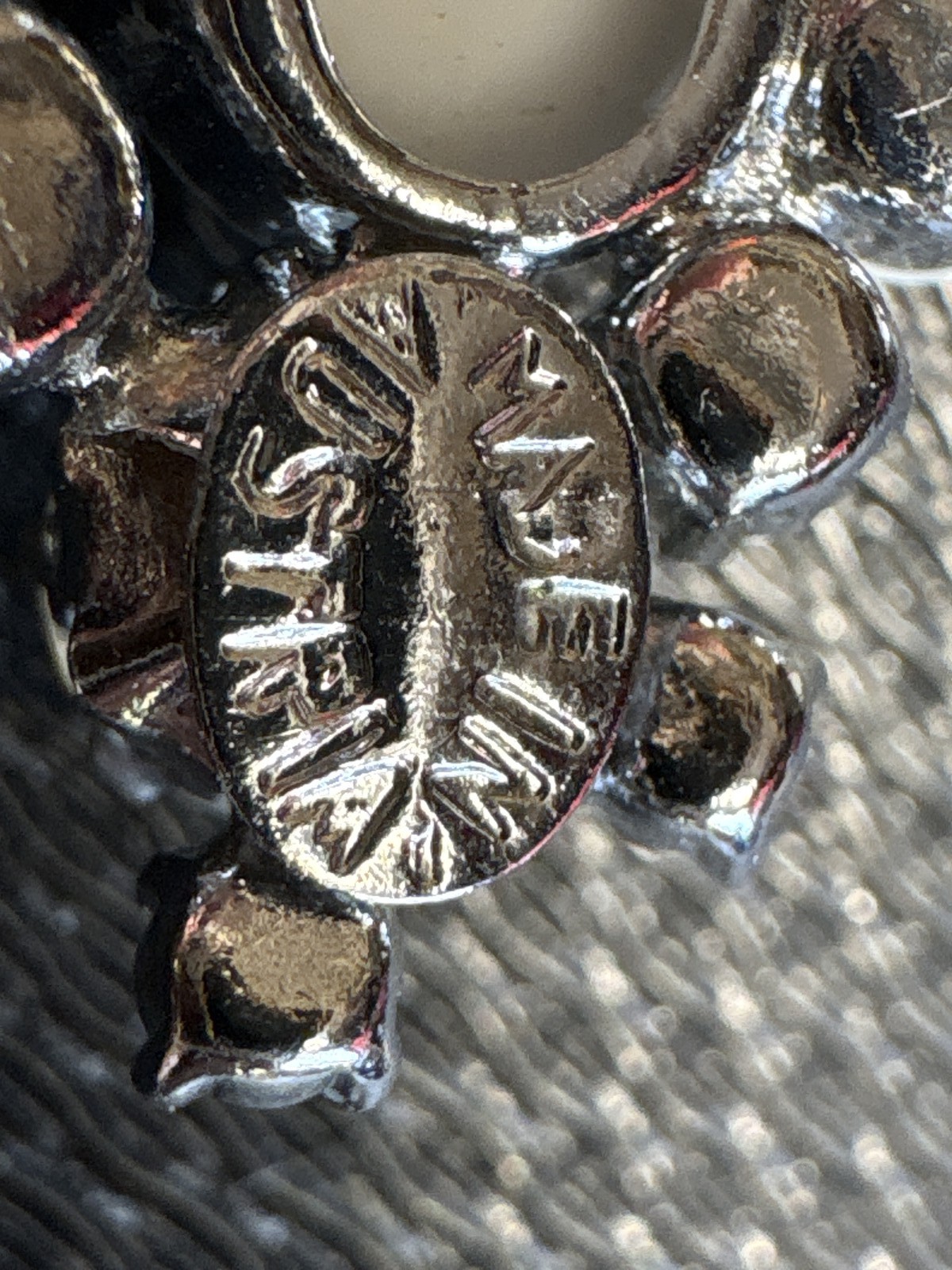 Austrian Rhinestone Butterfly Brooch Pin (1950s-1960s)
