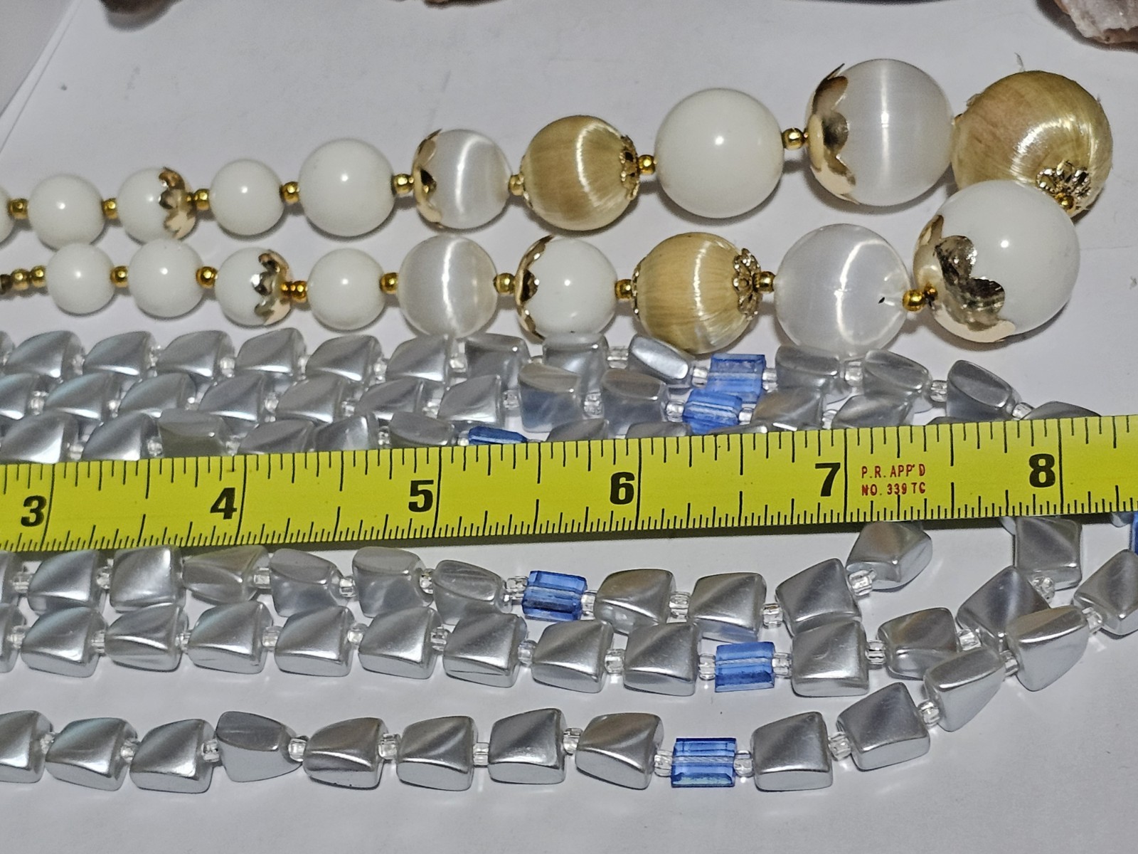 Japan Austria West Germany Glass Plastic Beaded Huge Lot Necklace Earrings