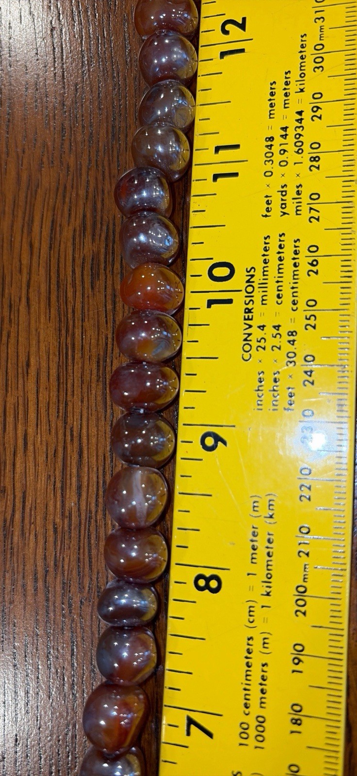 Gorgeous vintage agate necklace Rich Dark Colors OOAK Different Round Shaped