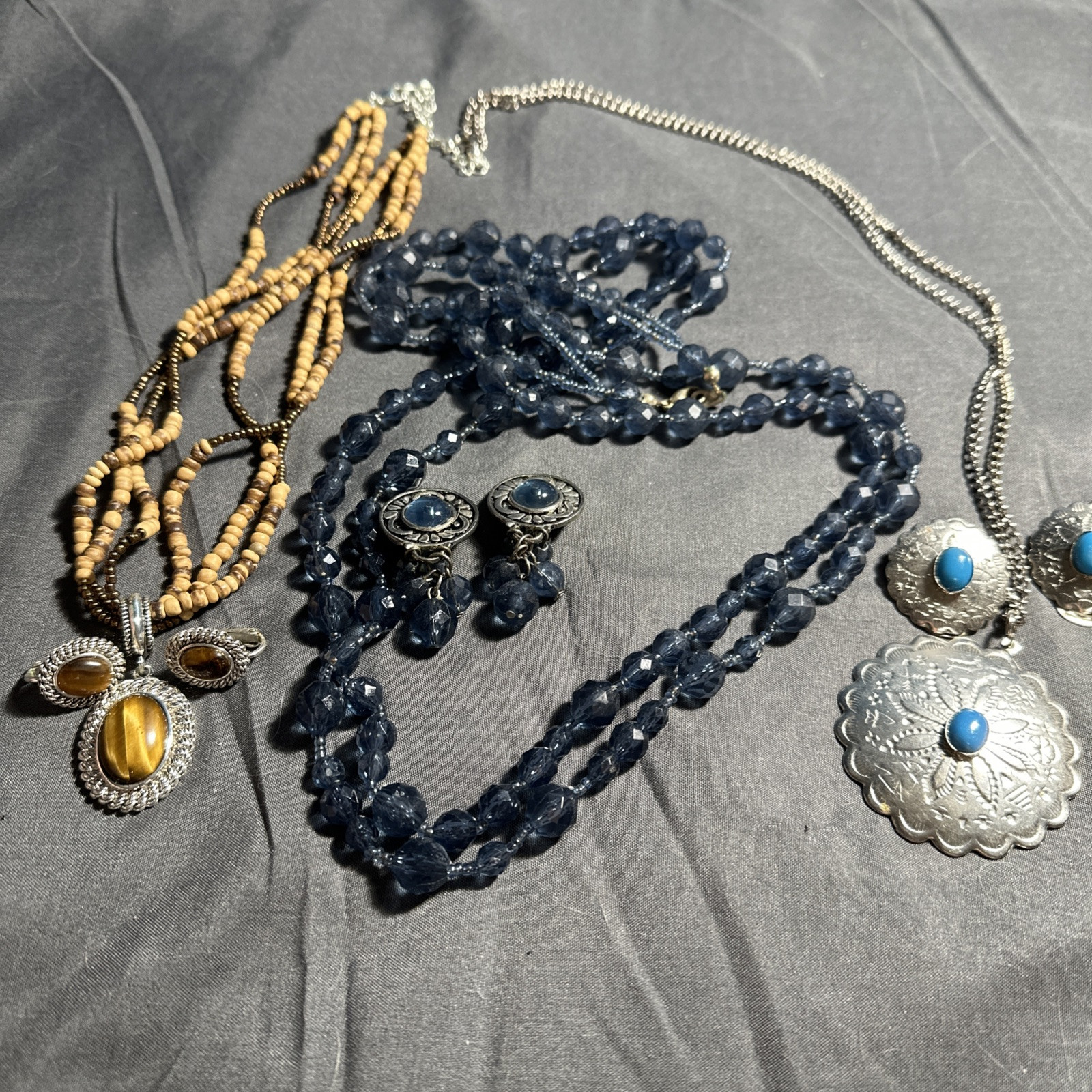 Vintage To Modern Clip Earrings And Necklace Sets