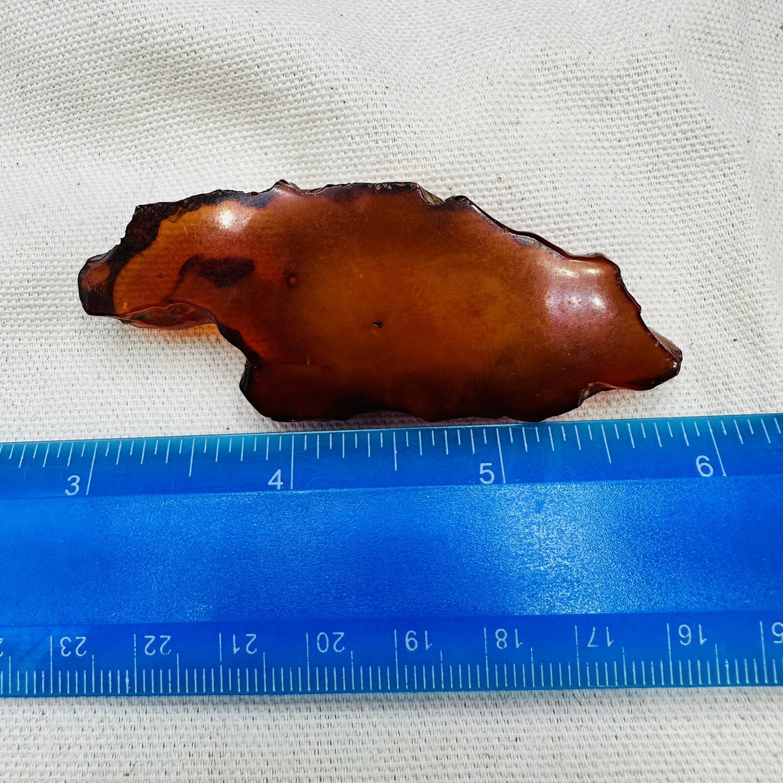 Vintage Genuine Baltic Amber Cognac Brooch USSR 1960s
