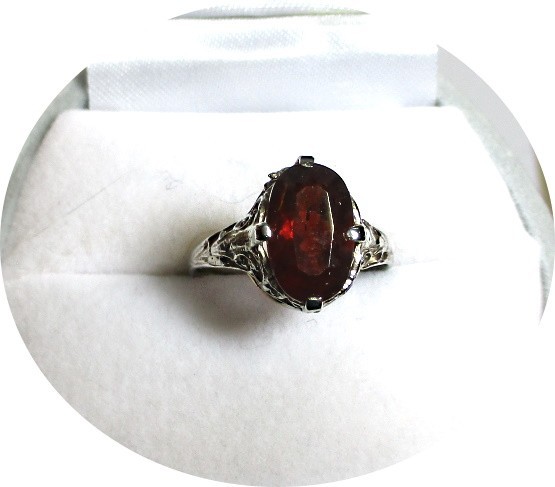 MADEIRA Topaz Ring – Natural Oval Cut – 14k Solid White & Yellow Gold