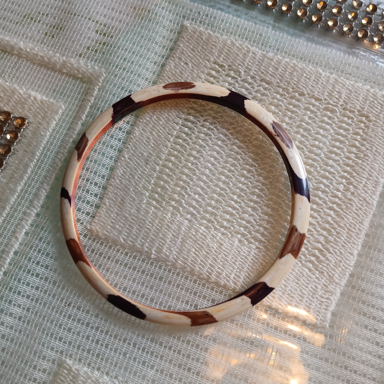 Vintage Plastic Bangles, Fall Colors, Autumn Bracelets Thanksgiving Set Of 3