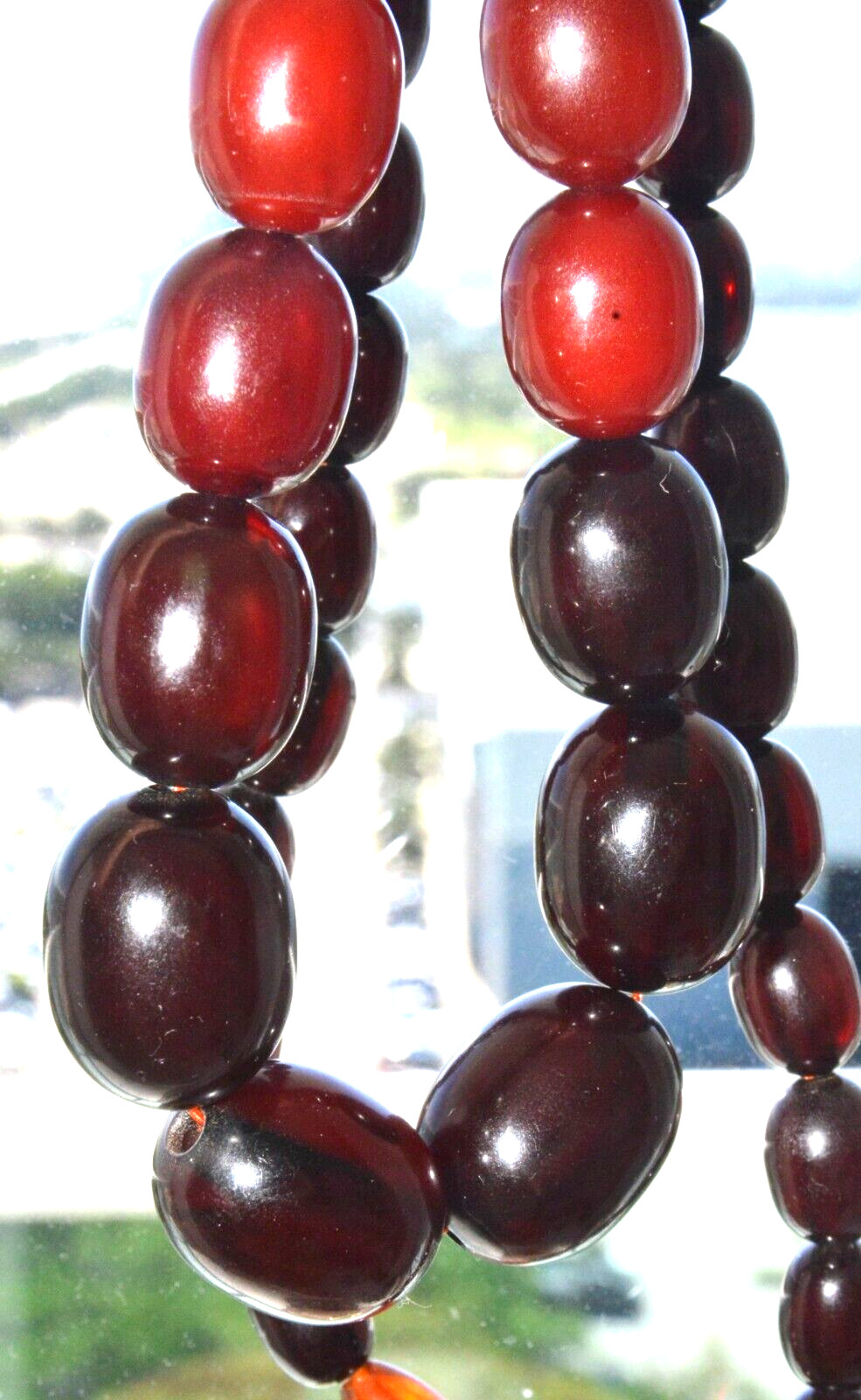 ✅80cm =102gr RUSSIAN SOVIET BALTIC AMBER BEAD NECKLACE 琥珀 BRACELET STONE PENDANT
