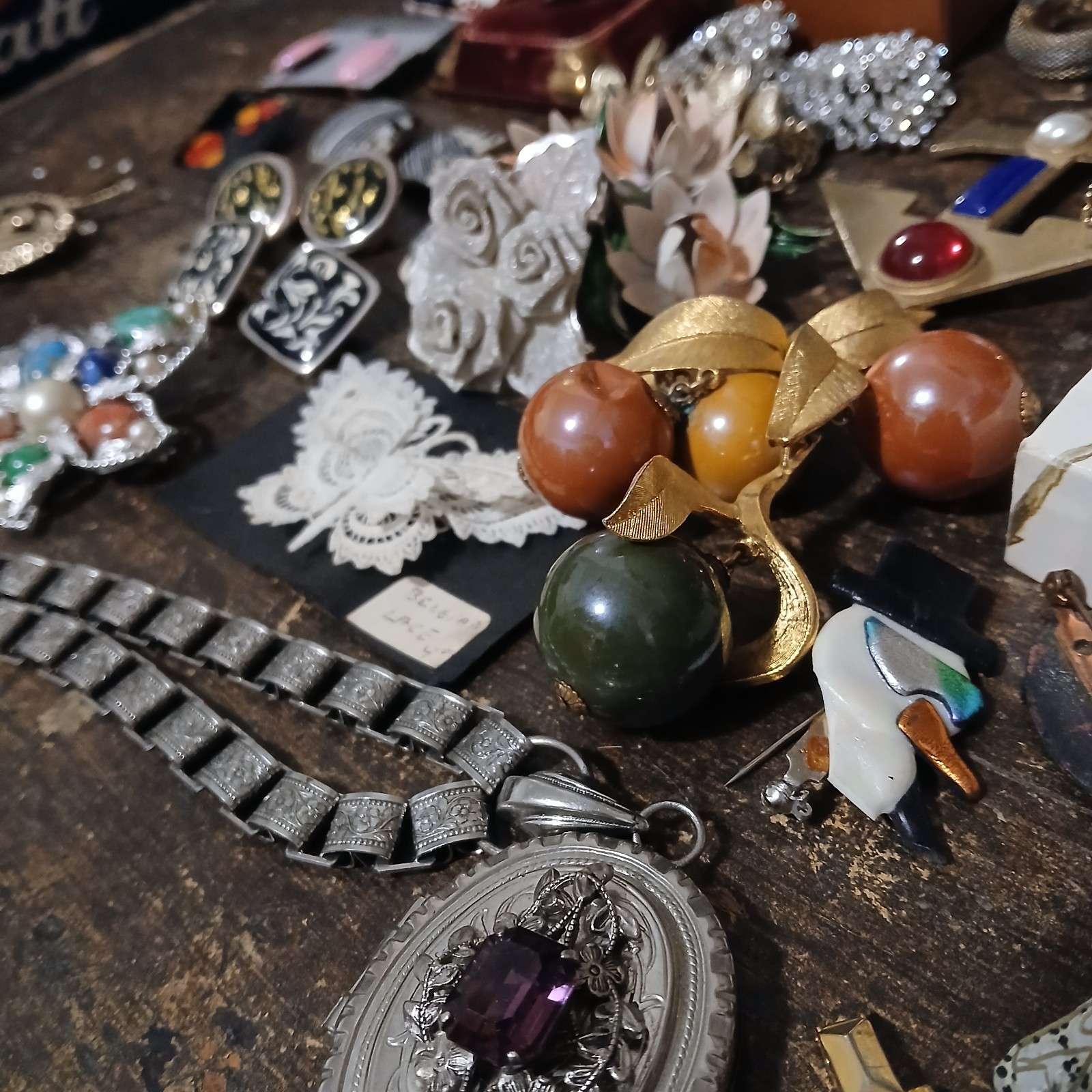 Vintage Costume Jewelry Lot 60s 70s 80s Over 85 Pieces