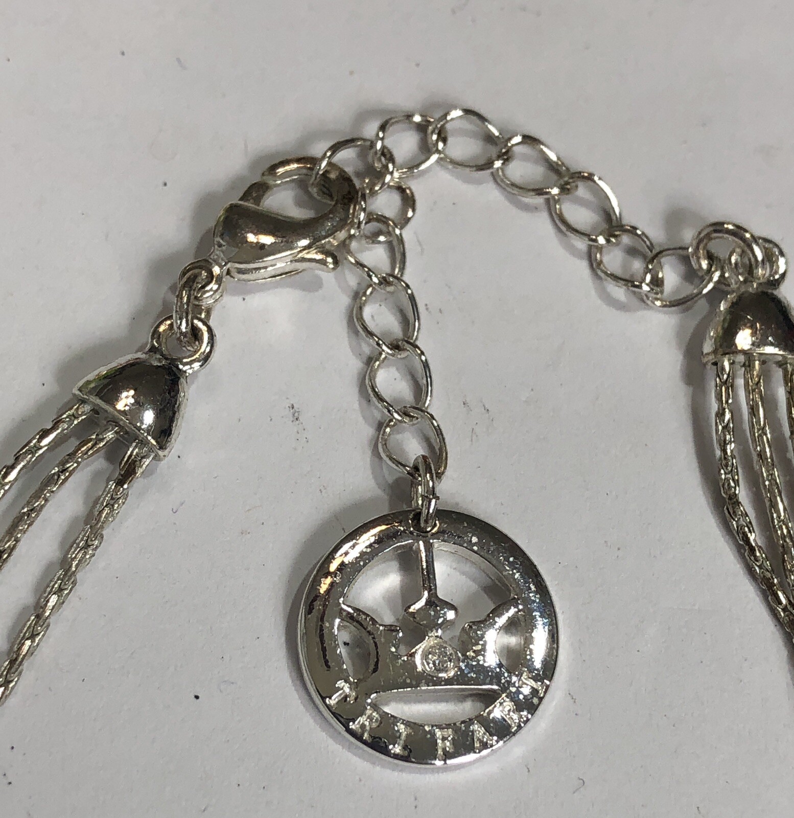 Trifari Multi-Chain Necklace Station Silver 16 in to 17.5 in Length – Vintage