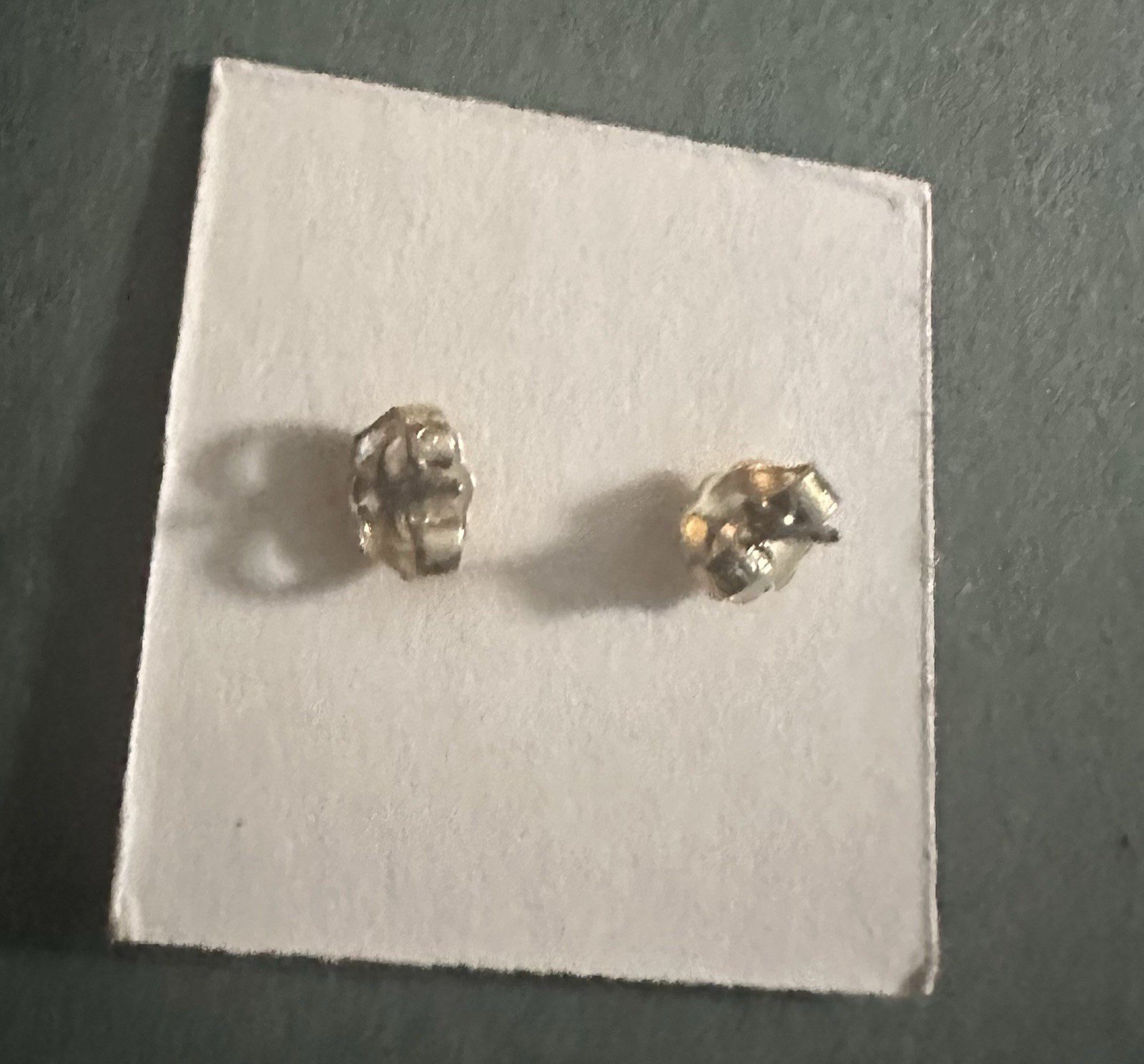 VINTAGE Avon TINY Gold Music Notes Musical Earrings NIB Studs