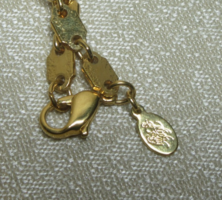 Vintage Goldtone Kirks Folly Seven Angels Charms and Ring Set