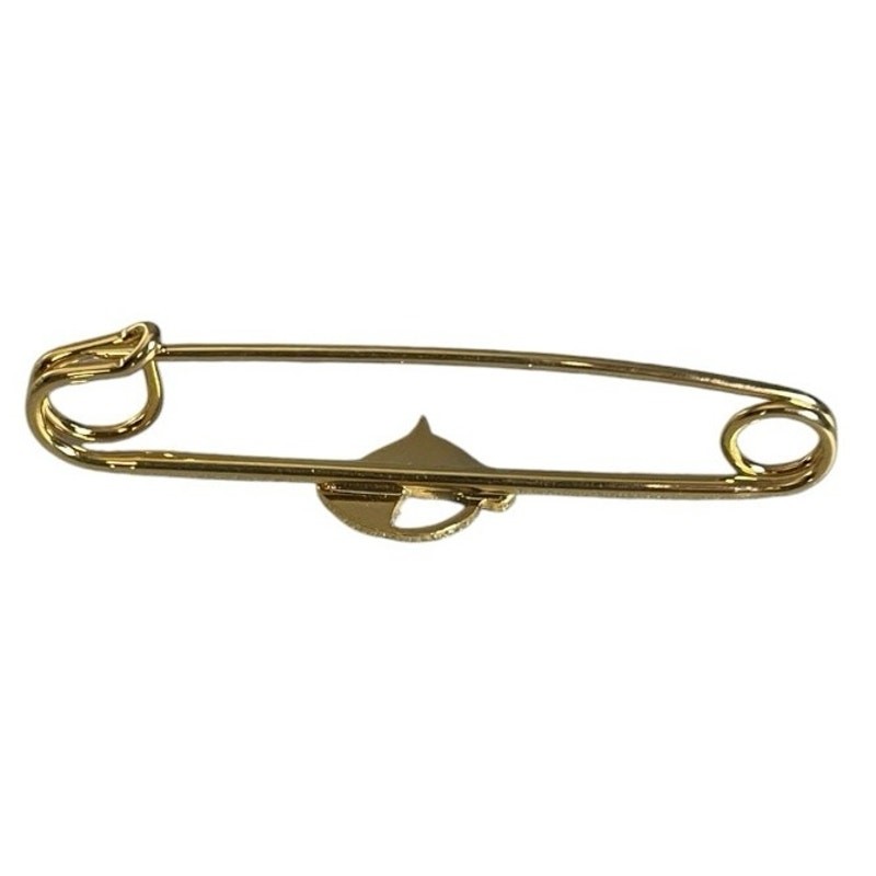 Vintage Gold Tone Equestrian Horse Head Brooch Pin
