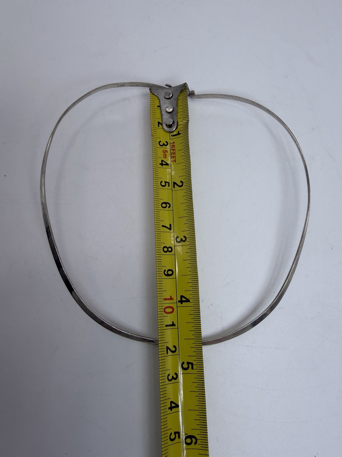 Vintage Sterling Silver 925 Collar Torque Necklace 12 grams approx. Mexico