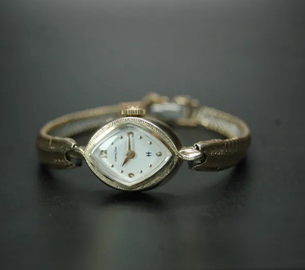 Hamilton Ladies’ Manual-wind Cocktail Watch 10K Gold-filled Case