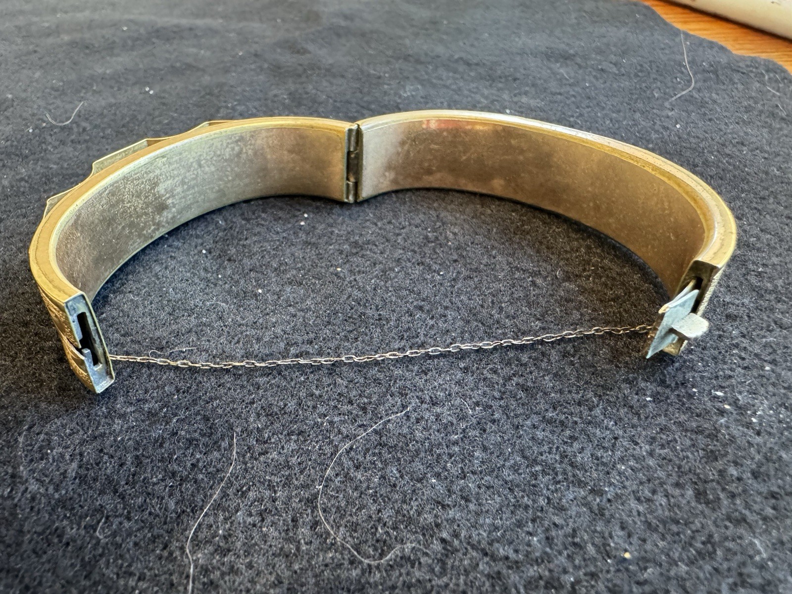 Antique Victorian Rose Gold Filled Buckle Bracelet