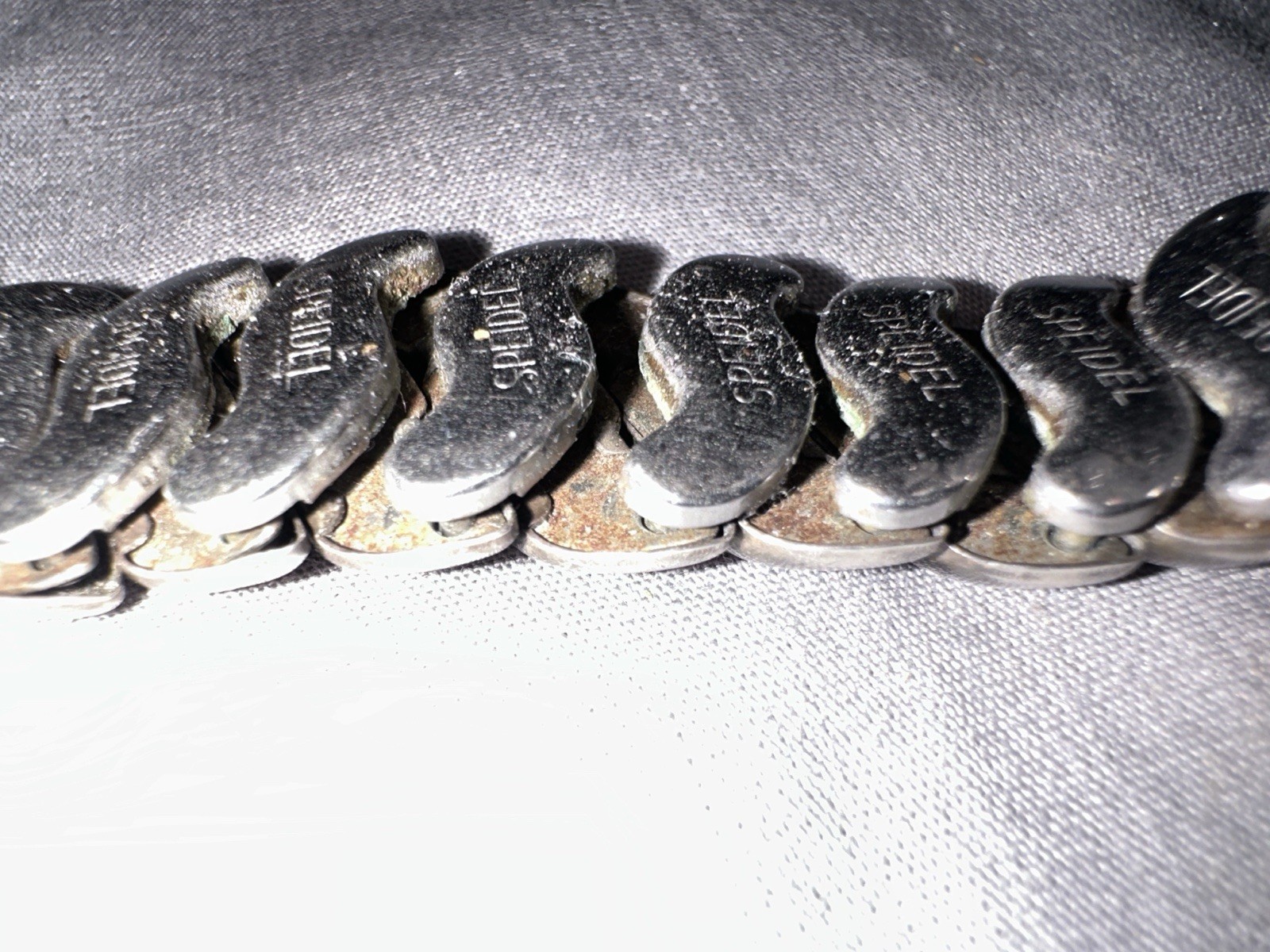 Vintage Speidel Sterling Silver Top ID Expansion Bracelet Engraved Donald