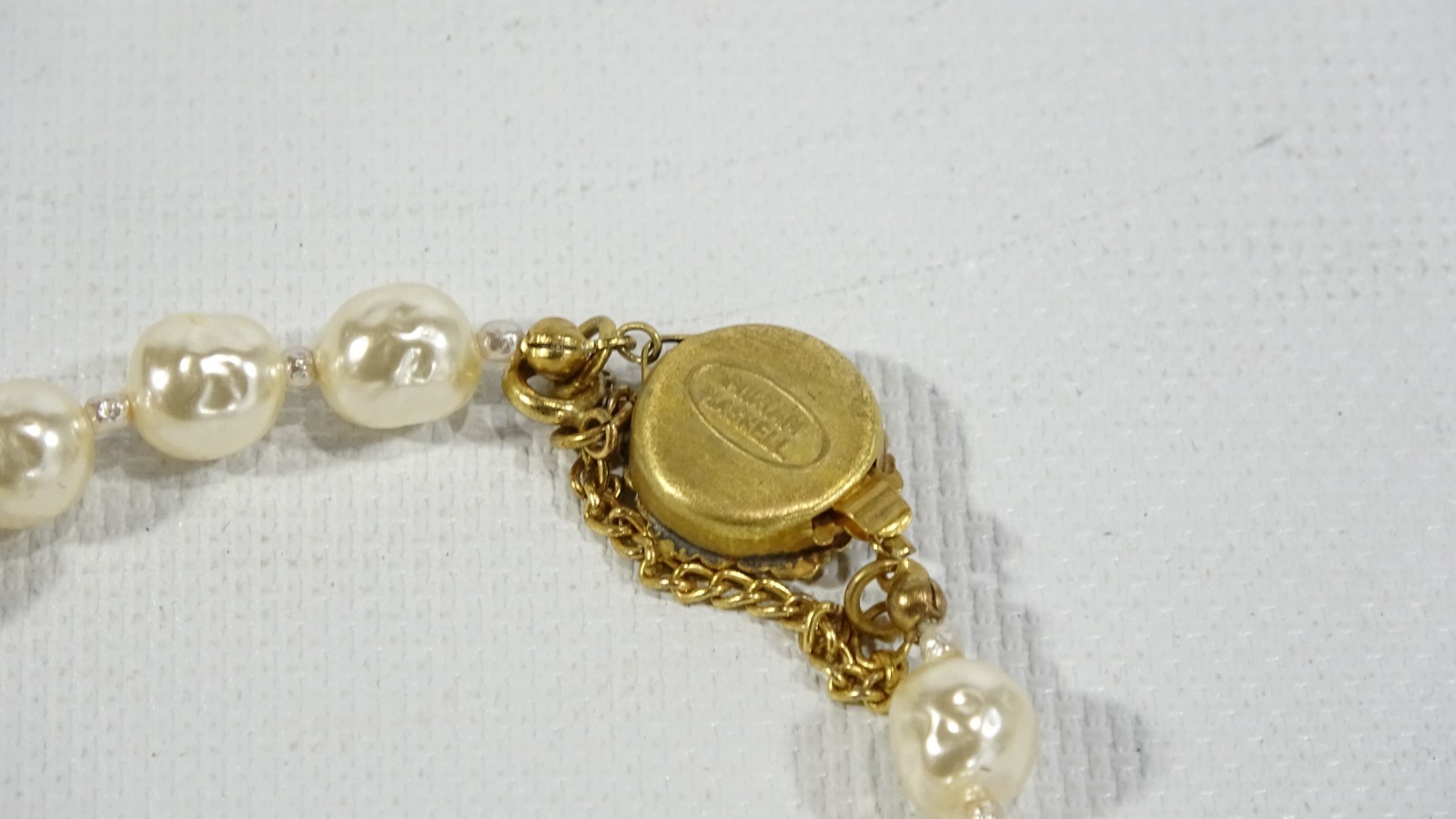 Beautiful Vintage Faux Pearl Costume Jewelry Bracelet By Miriam Haskell