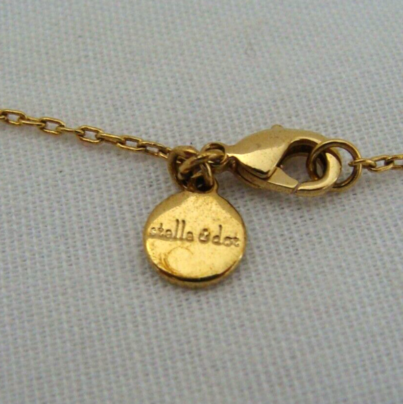 Stella & Dot Gold-Tone Necklace With Ocean Themed Charms Including Seahorse