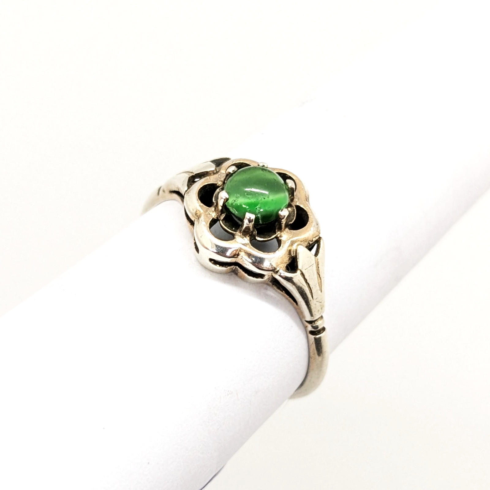 Vintage Elegant Soviet RING Silver⭐875 stamp Star USSR-size: 9.5US (19.5mm) UA#5