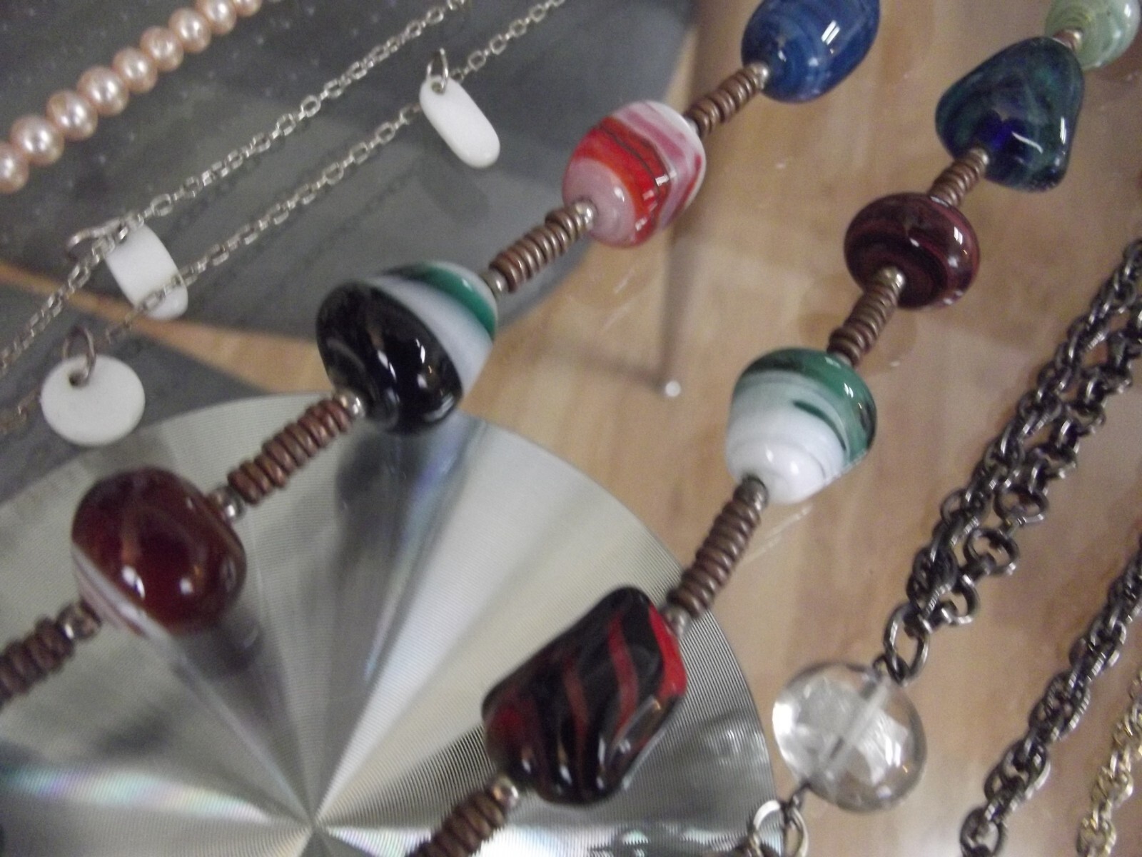 Lot of 50+ Necklaces Vintage 2 Now Some signed ,Stone, Glass, Shell, Acrylic Etc
