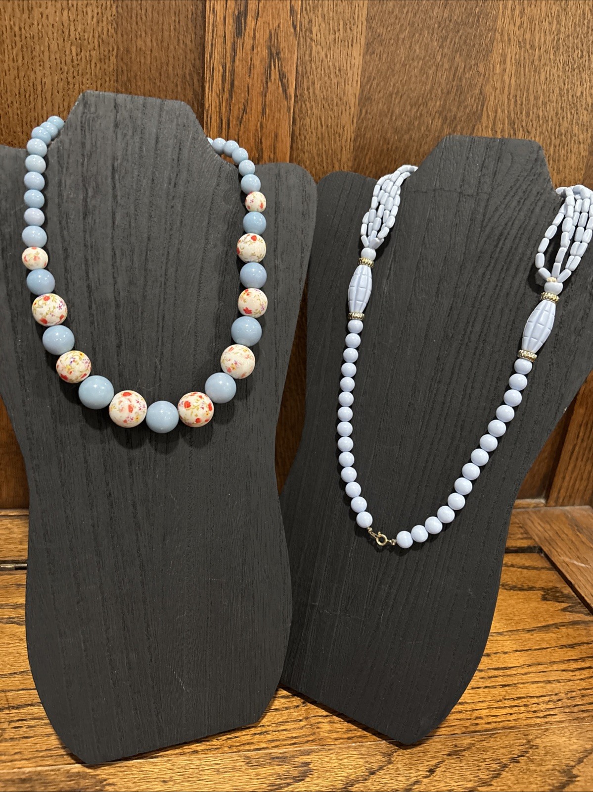 6 Vintage Plastic Necklaces 60’s -80’s Jewelry READ