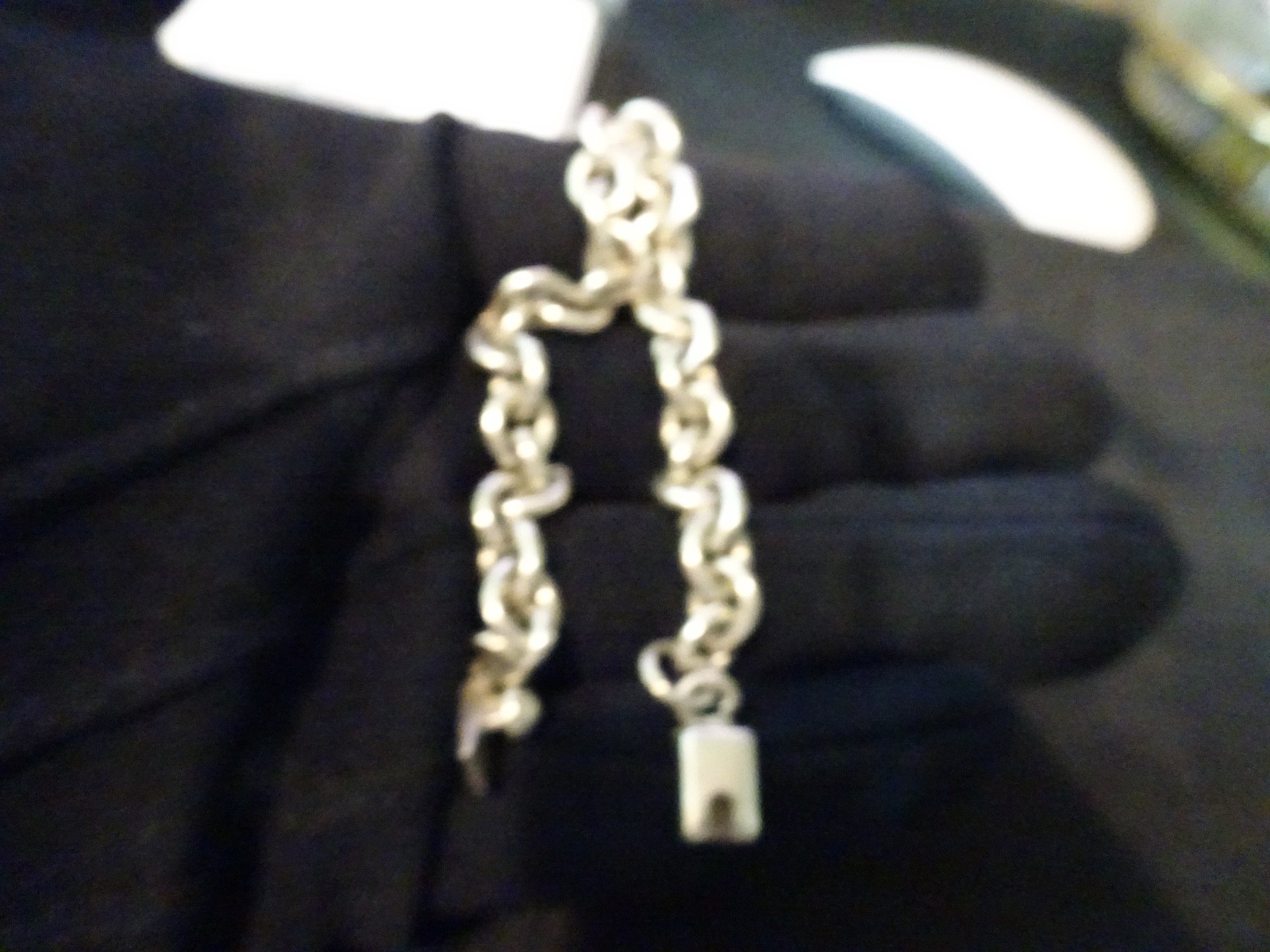 #714 VINTAGE STERLING SILVER MEXICO BRACELET-925–NICE