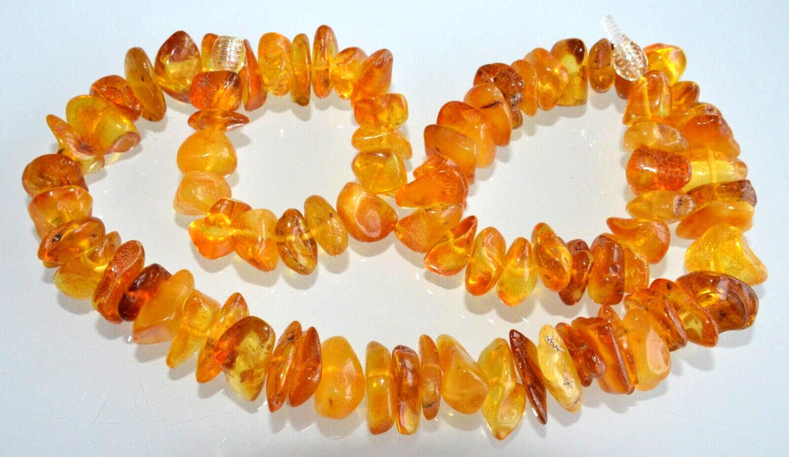54gr RUSSIAN SOVIET BALTIC AMBER BEAD NECKLACE 琥珀 BRACELET STONE PENDANT EARRING