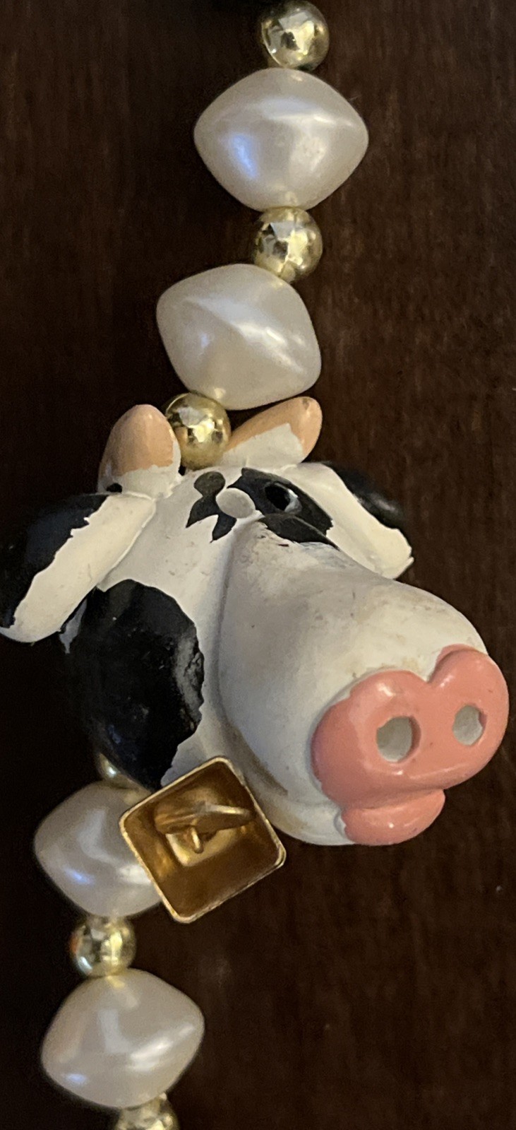 Vintage Cow Nacklace